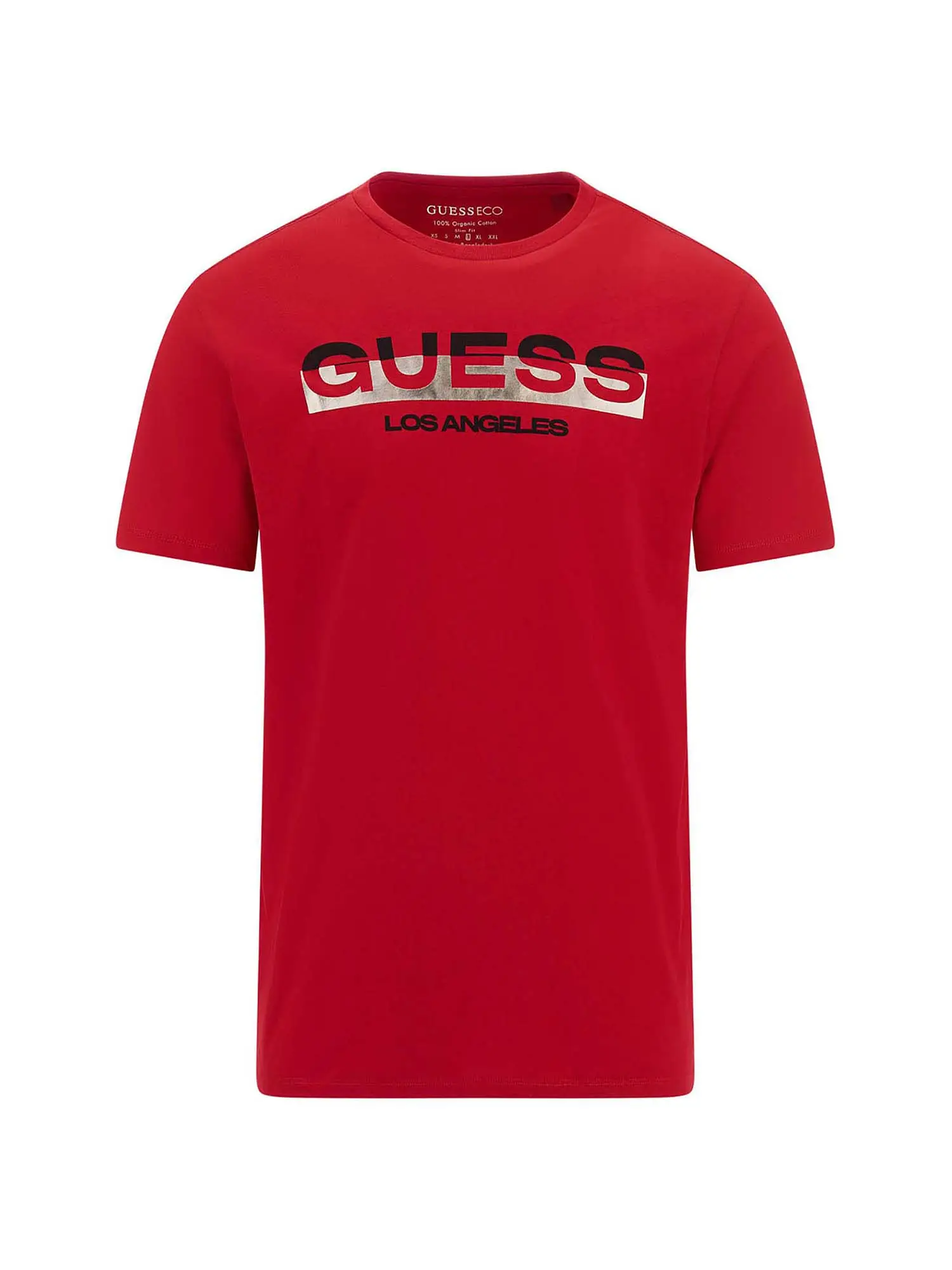 T-SHIRT UOMO - GUESS JEANS - M4RI60 K9RM1 - ROSSO, XL
