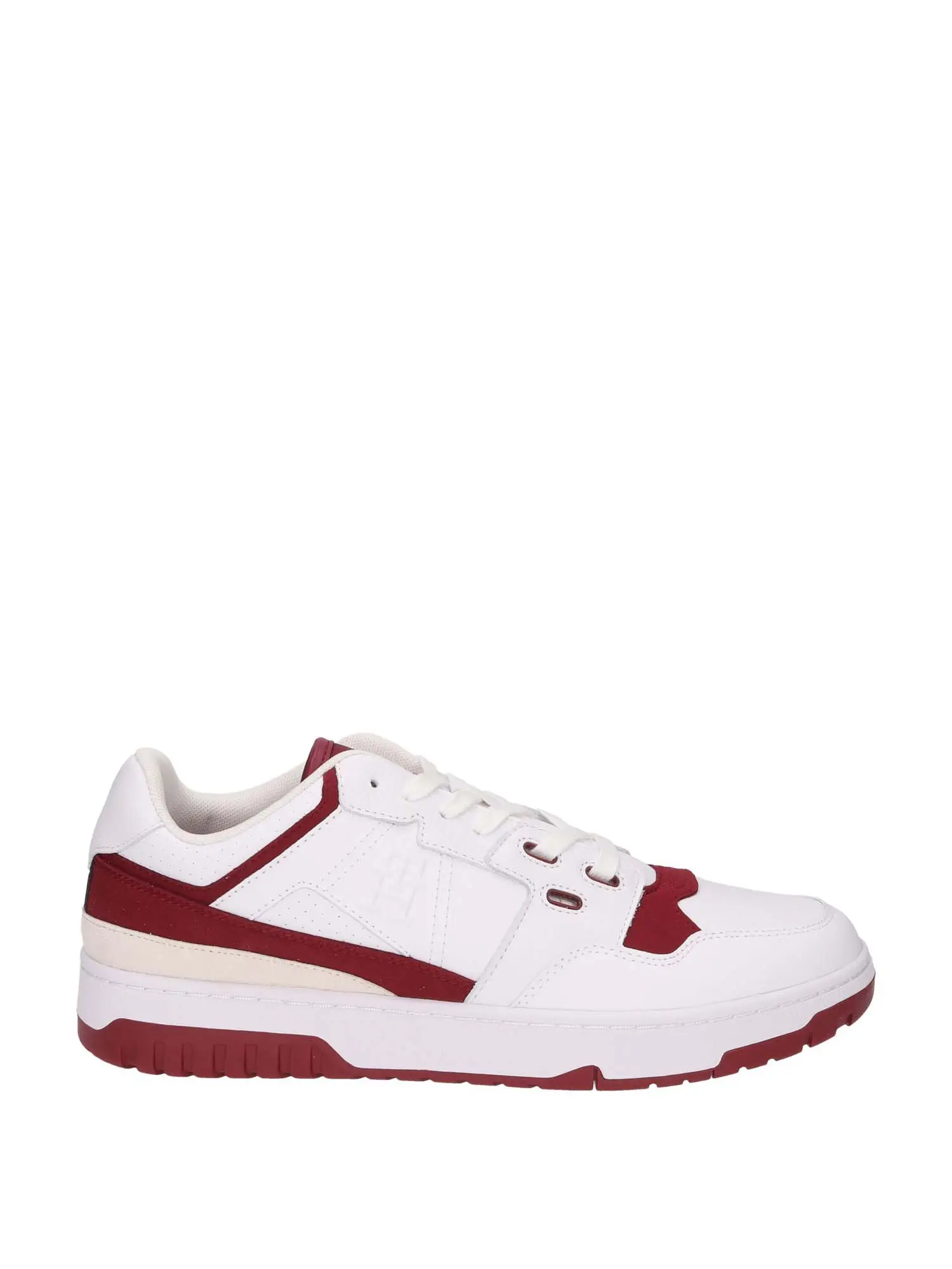 SNEAKERS UOMO - TOMMY HILFIGER - FM0FM04874 - ROSSO, 41
