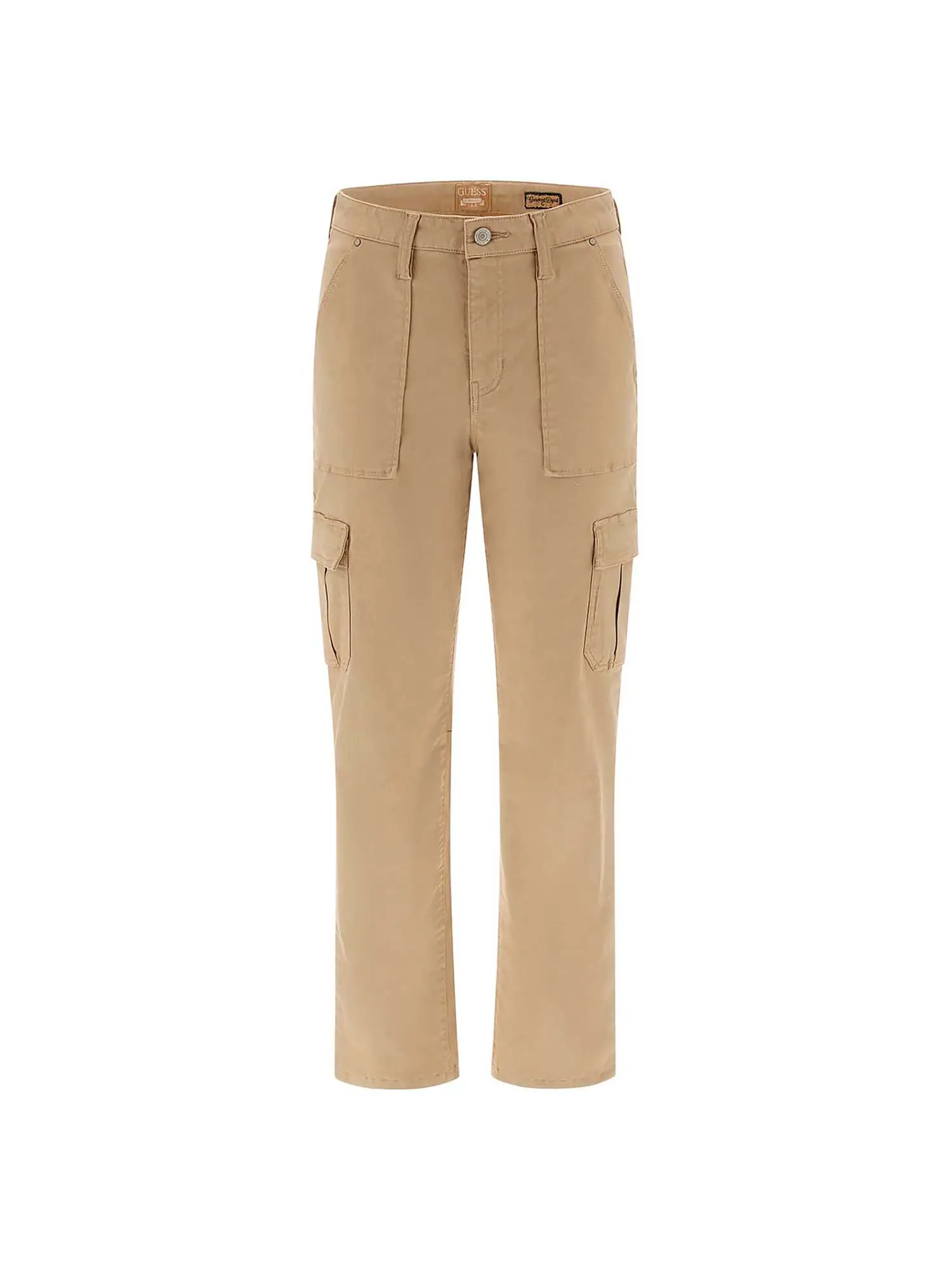 PANTALONE DONNA - GUESS JEANS - W4RB59 W93CL - TAUPE, L