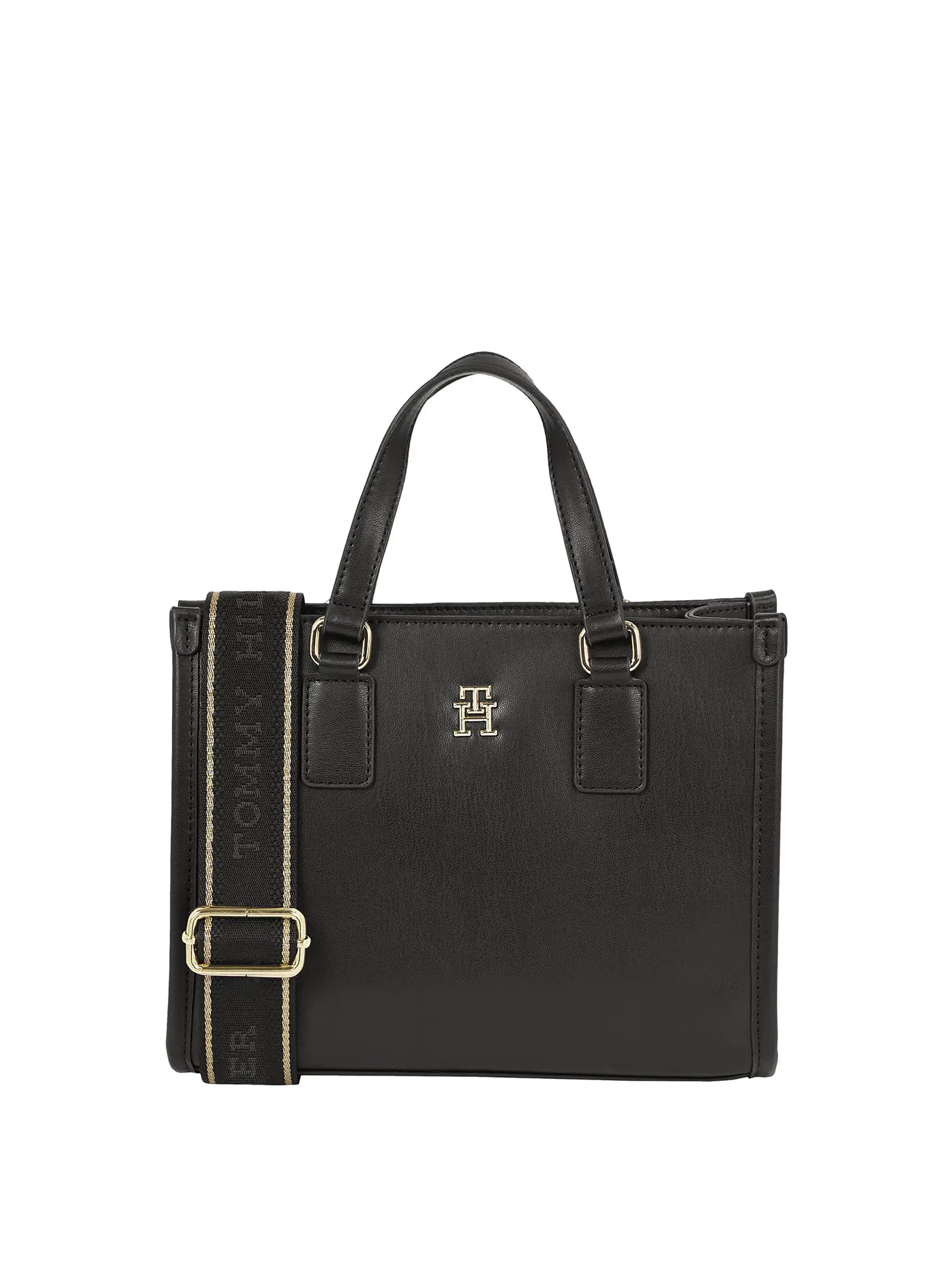 TOTE DONNA - TOMMY HILFIGER - AW0AW15977 - NERO, UNICA