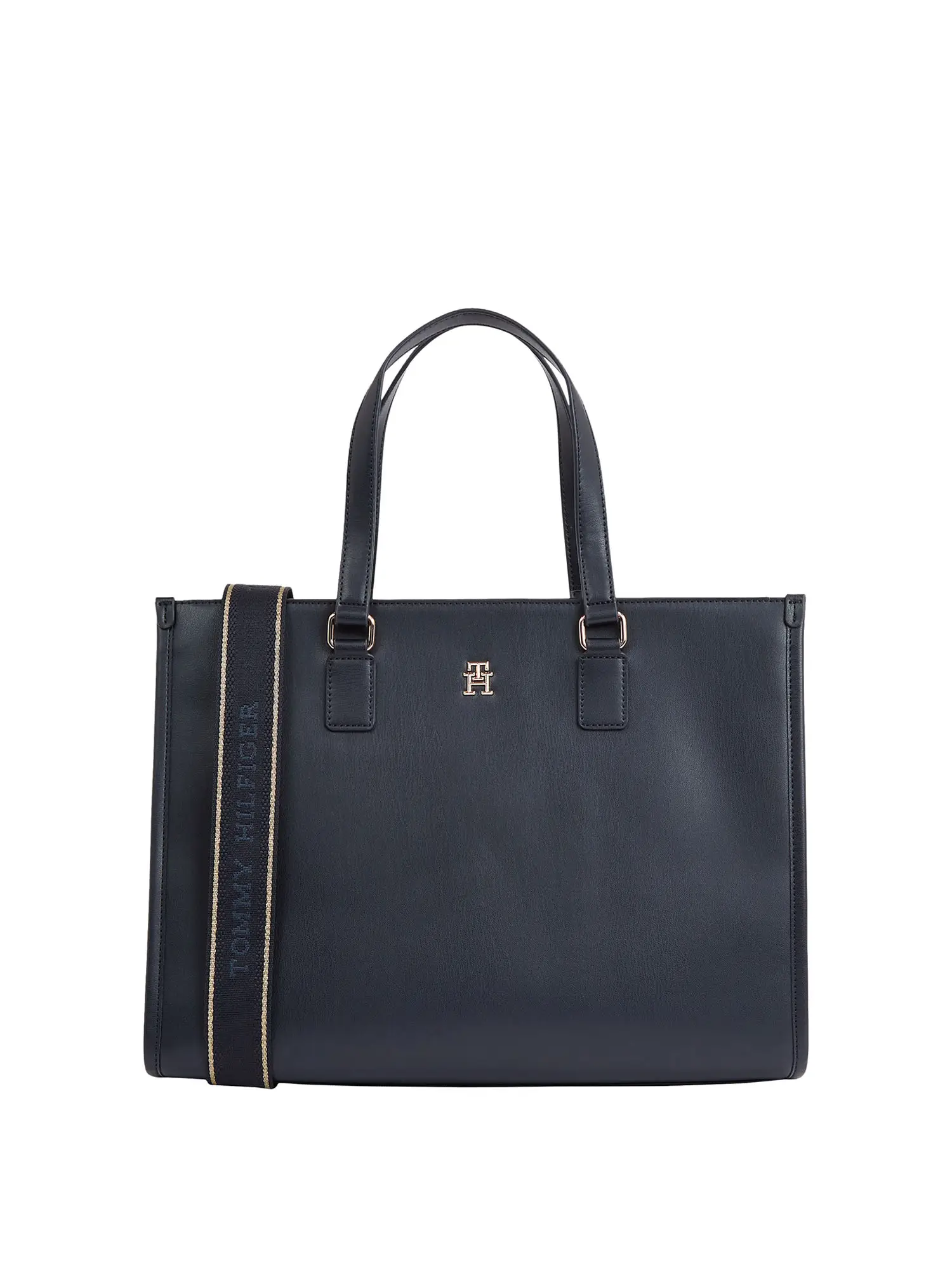 TOTE DONNA - TOMMY HILFIGER - AW0AW15978 - BLU, UNICA