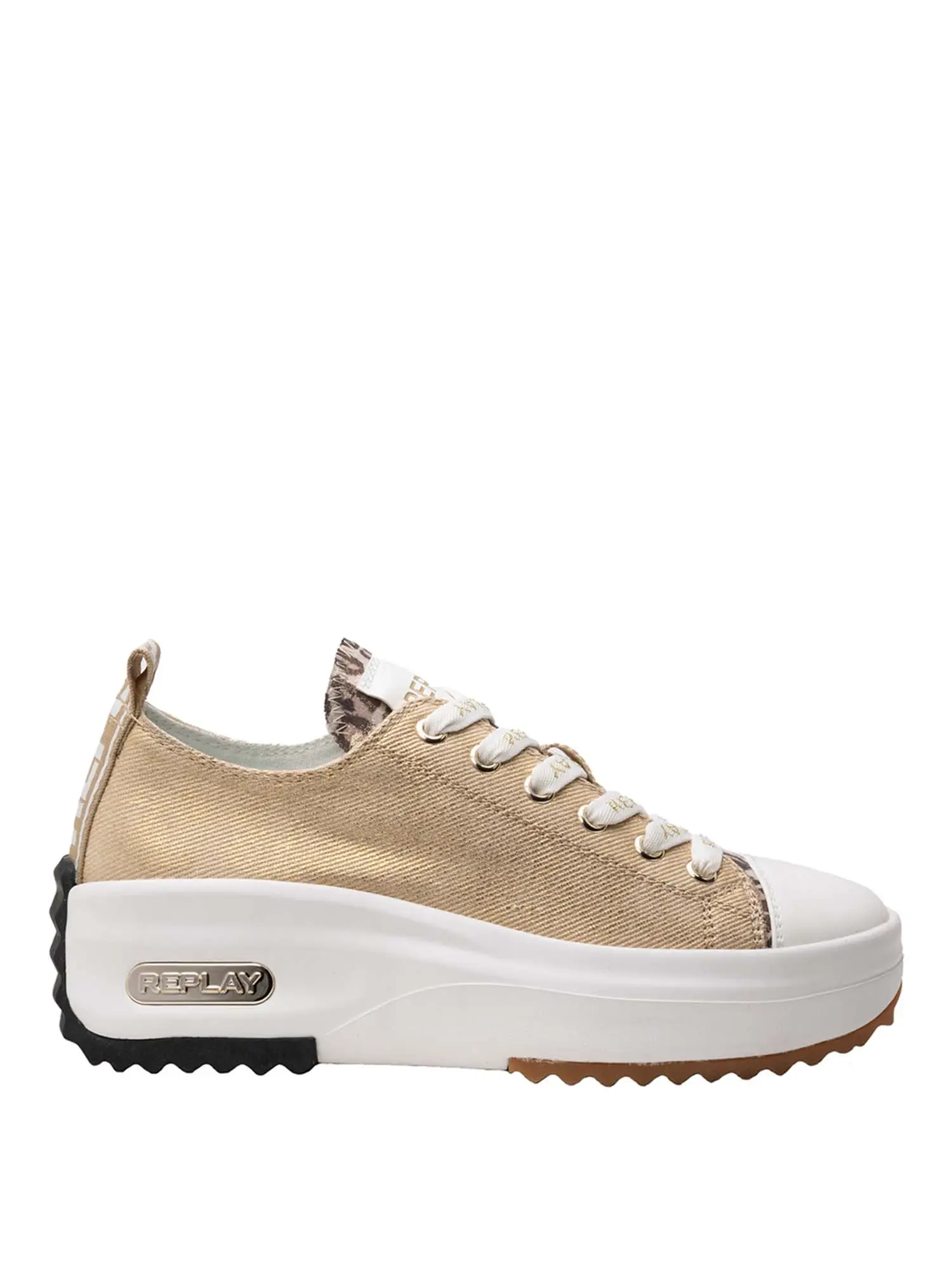 SNEAKERS DONNA - REPLAY - RZ5M0002T - BEIGE, 37