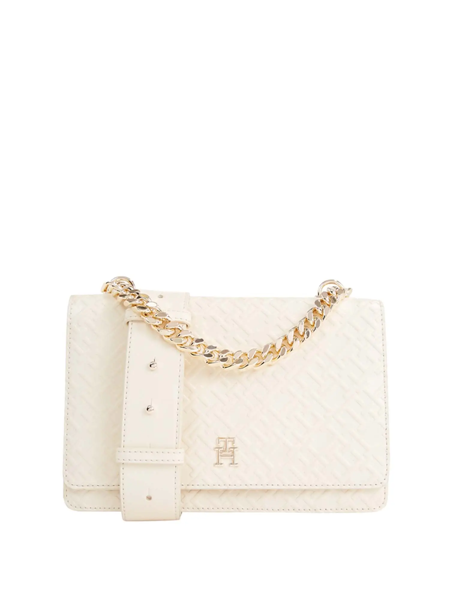 TRACOLLA DONNA - TOMMY HILFIGER - AW0AW16108 - BIANCO, UNICA