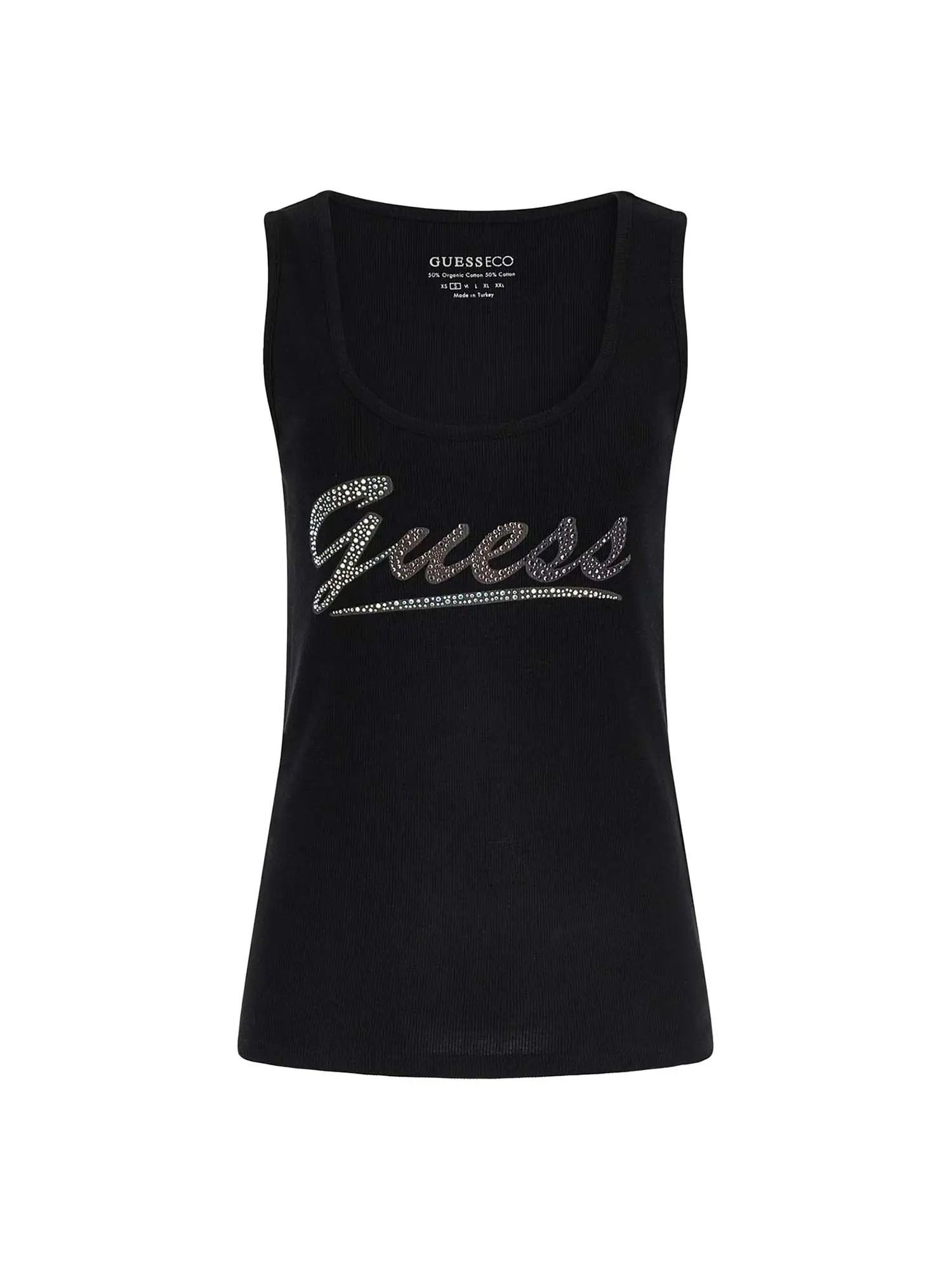 TOP DONNA - GUESS JEANS - W4GP16 K1814 - NERO, XS