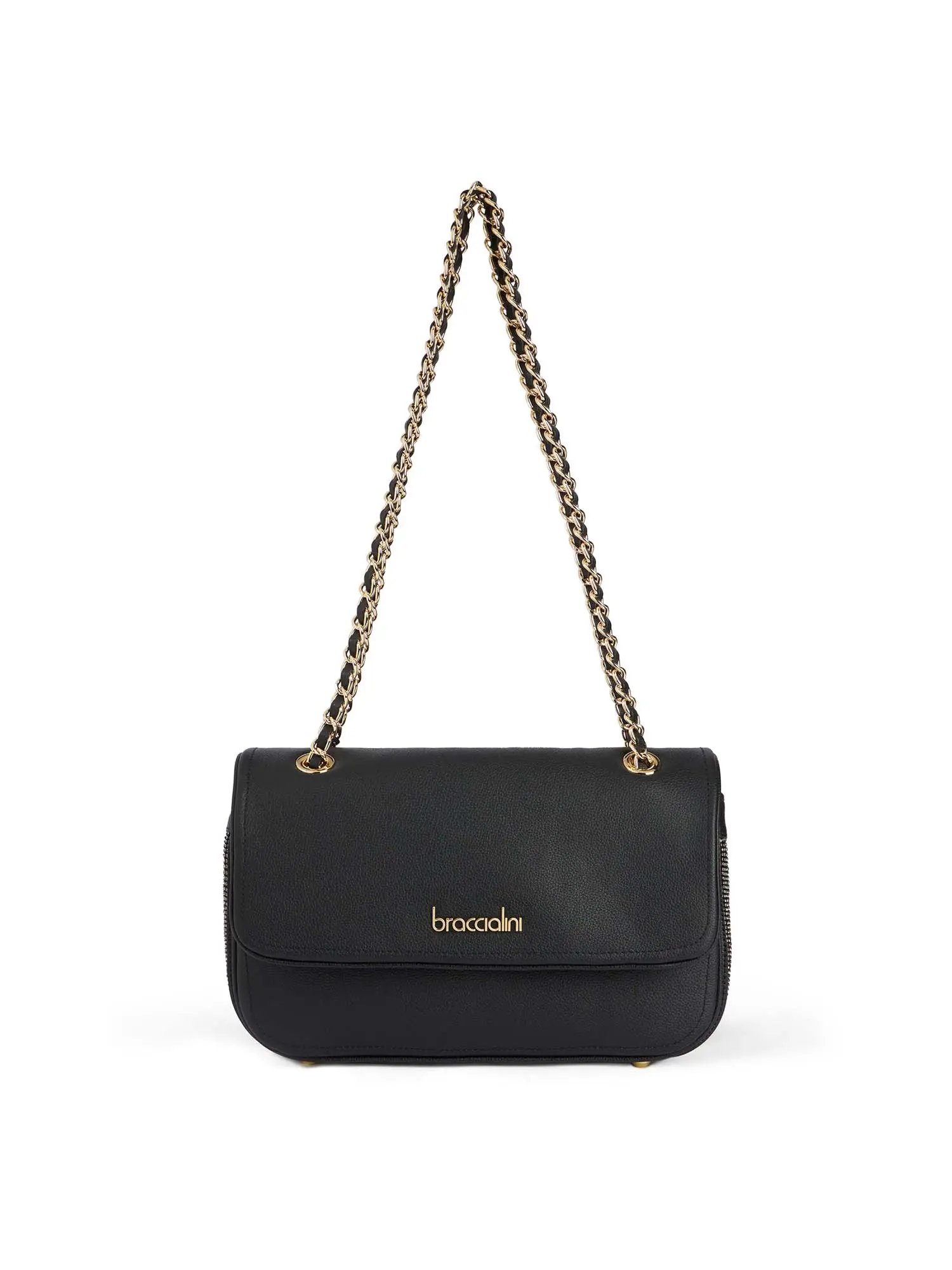 BORSA A MANO DONNA - BRACCIALINI - B17795-PP - NERO, UNICA