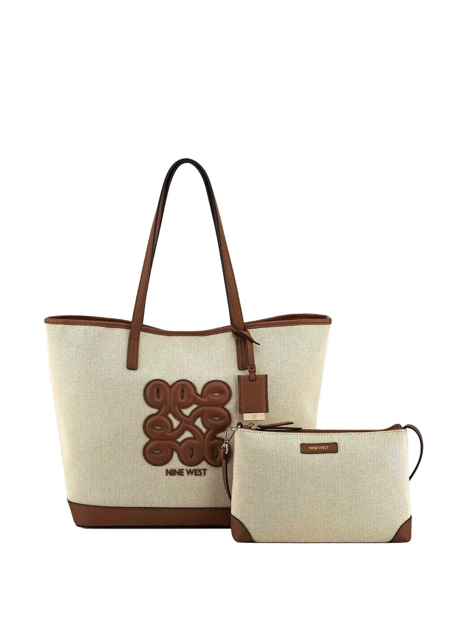 TOTE DONNA - NINE WEST - 101510608 N59 - NATURALE, UNICA
