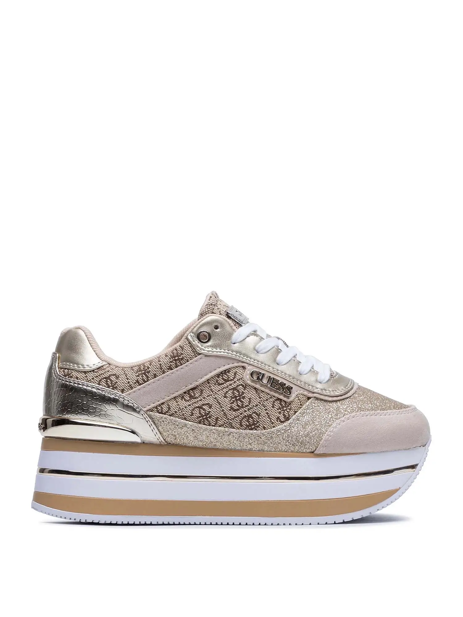 SNEAKERS DONNA - GUESS - FL5HNS FAL12 - BEIGE, 41