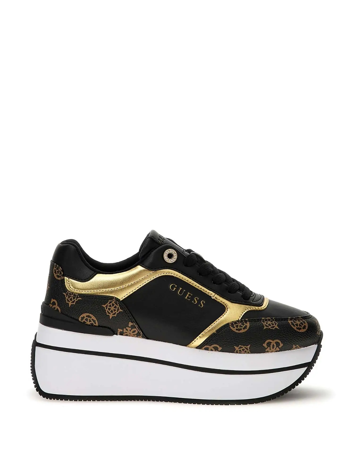 SNEAKERS DONNA - GUESS - FL7CMR FAL12 - NERO/MARRONE, 36