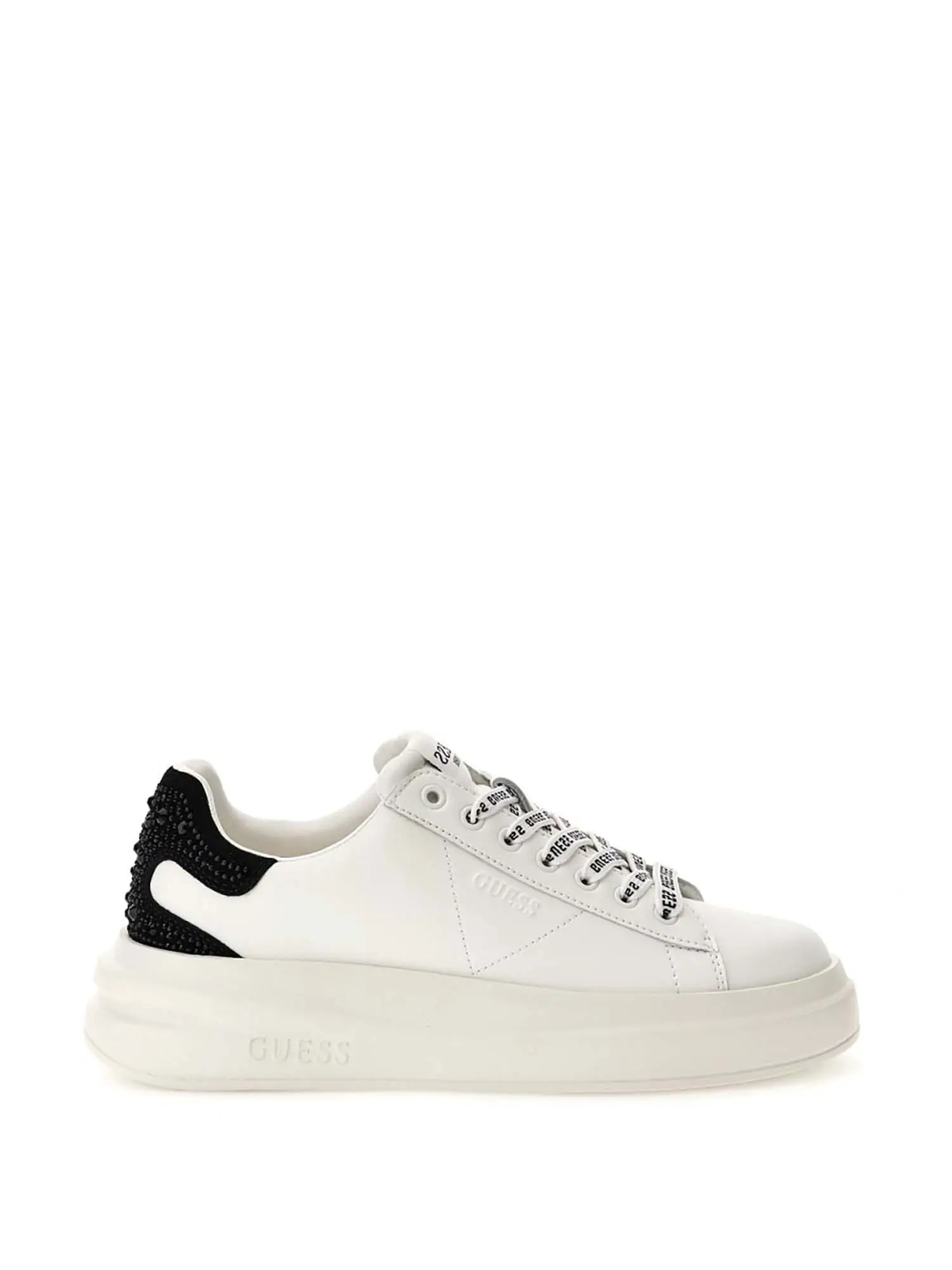 SNEAKERS DONNA - GUESS - FLTELB LEA12 - BIANCO/NERO, 41