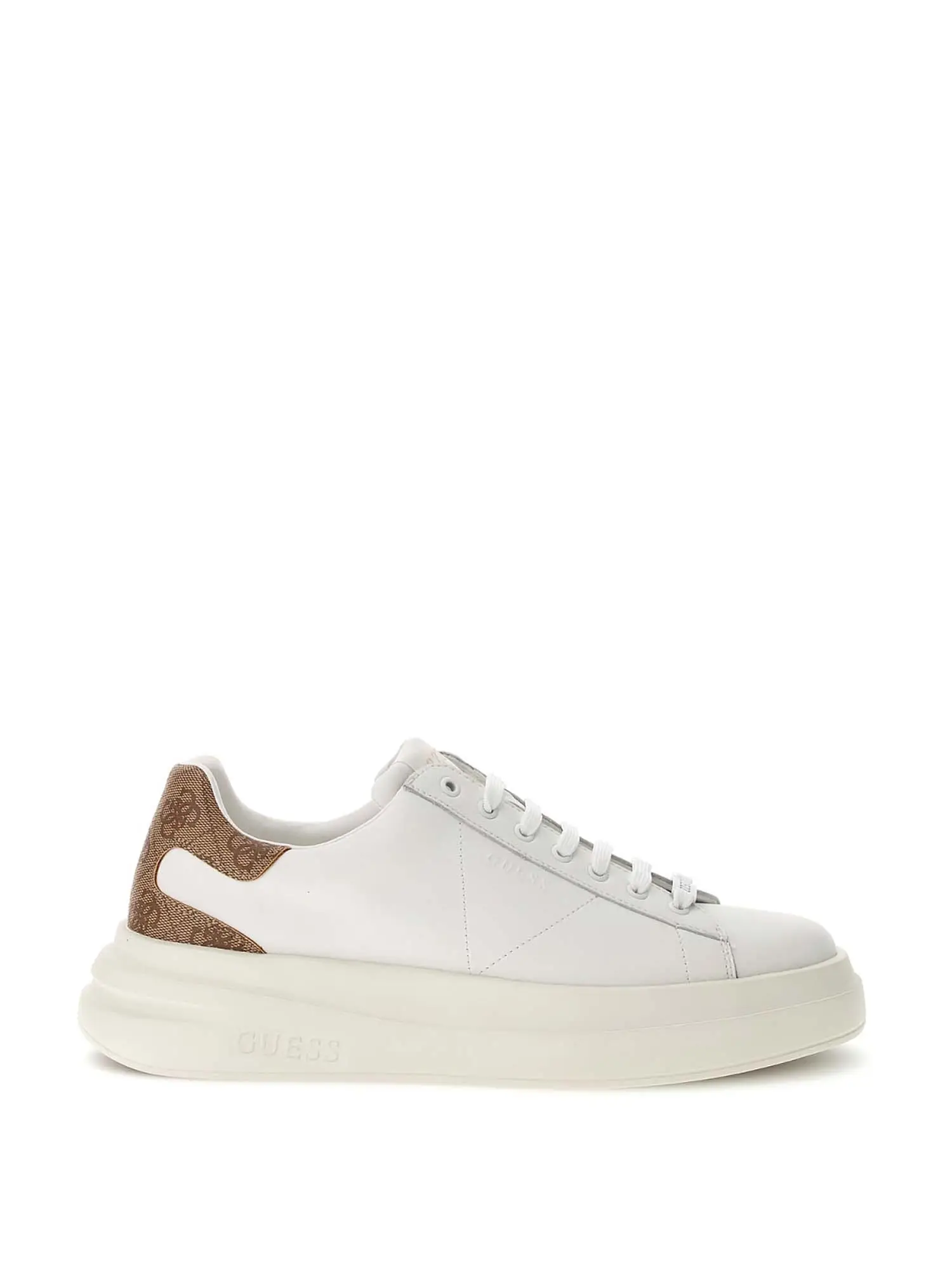 SNEAKERS DONNA - GUESS - FMPVIB LEA12 - BIANCO/BEIGE, 40