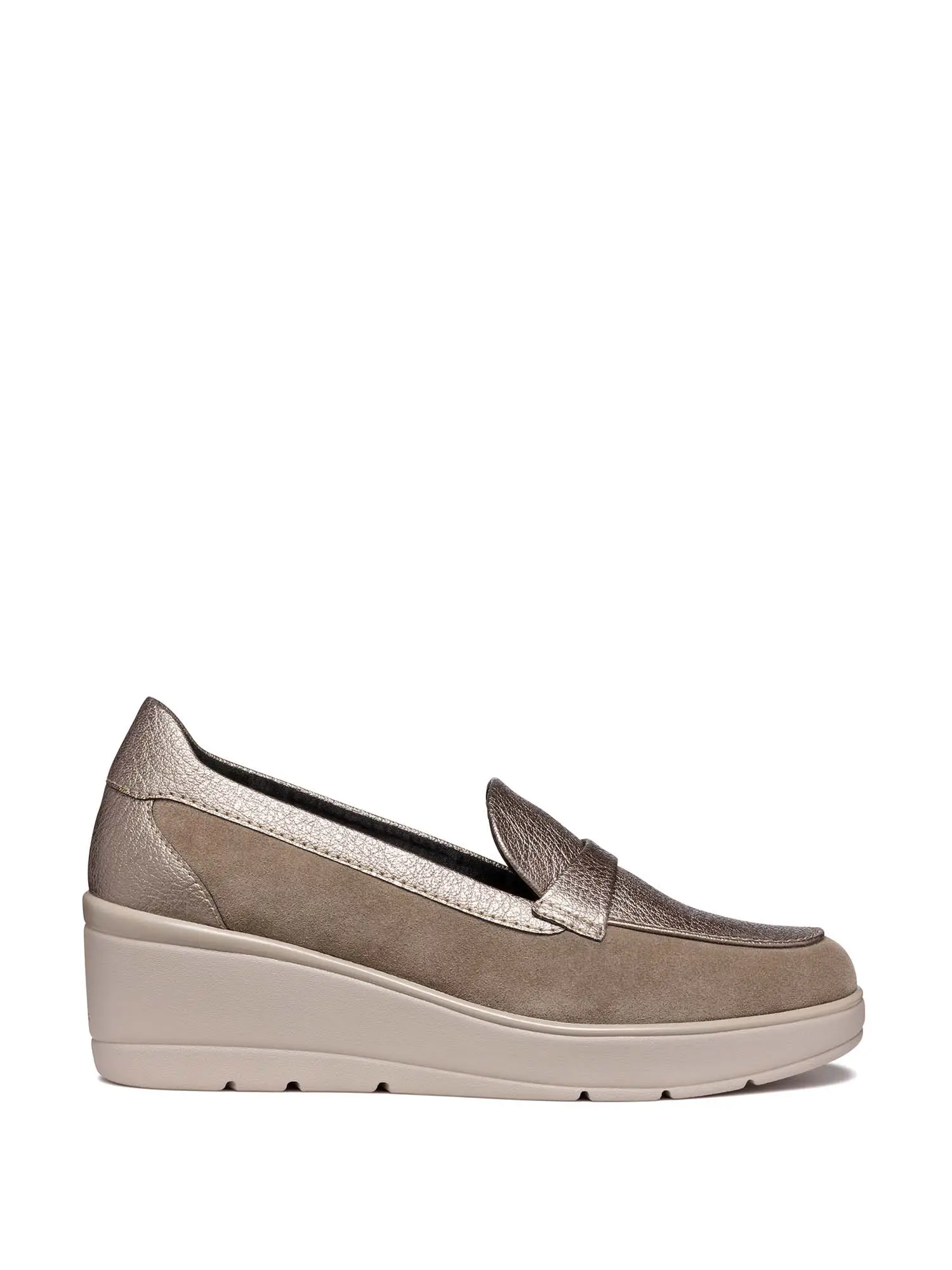 MOCASSINO DONNA - GEOX - D46RAB 0222N - TAUPE, 35