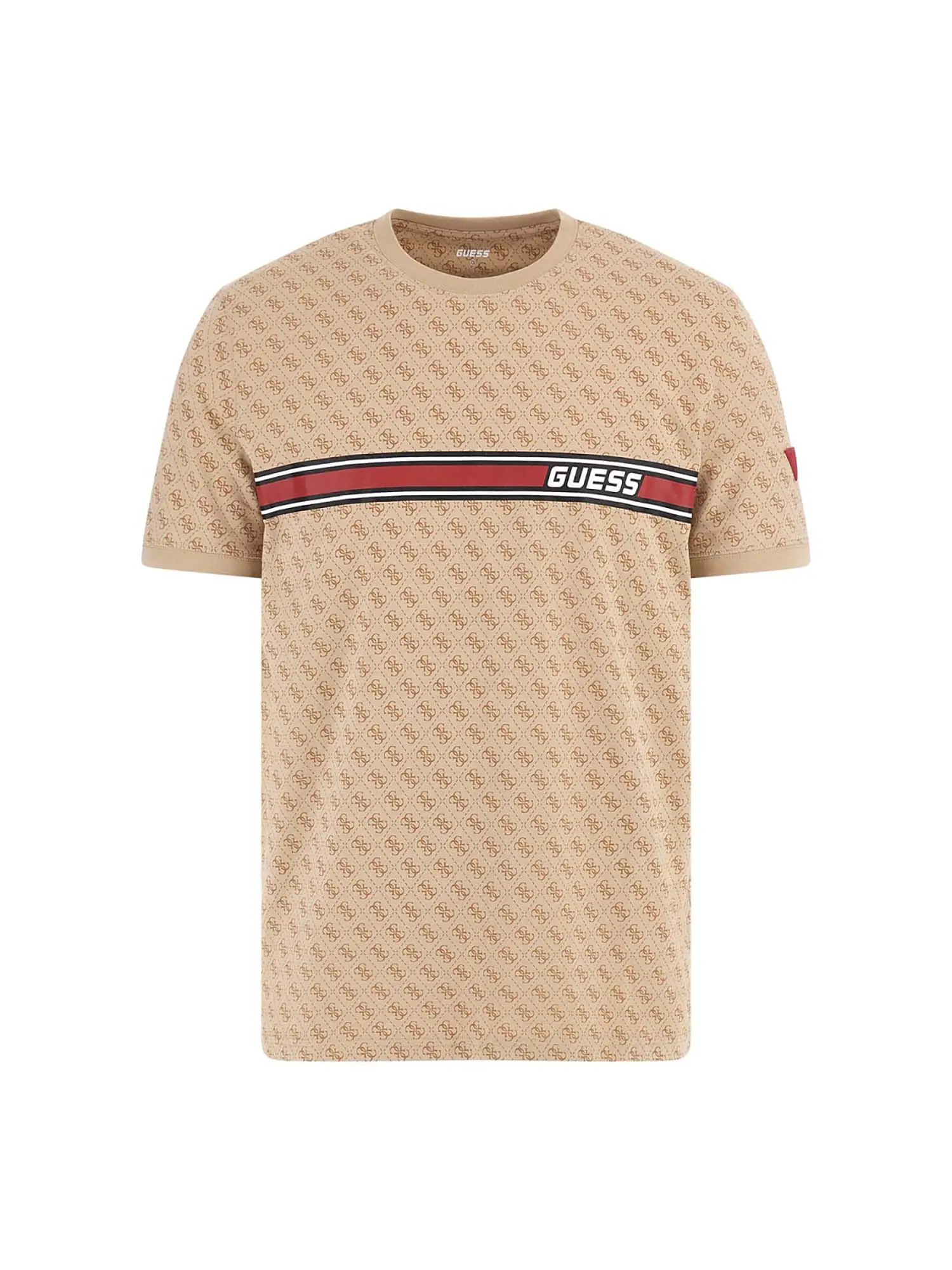 T-SHIRT UOMO - GUESS ATHLEISURE - Z2BI09 J1314 - BEIGE/BIANCO, M