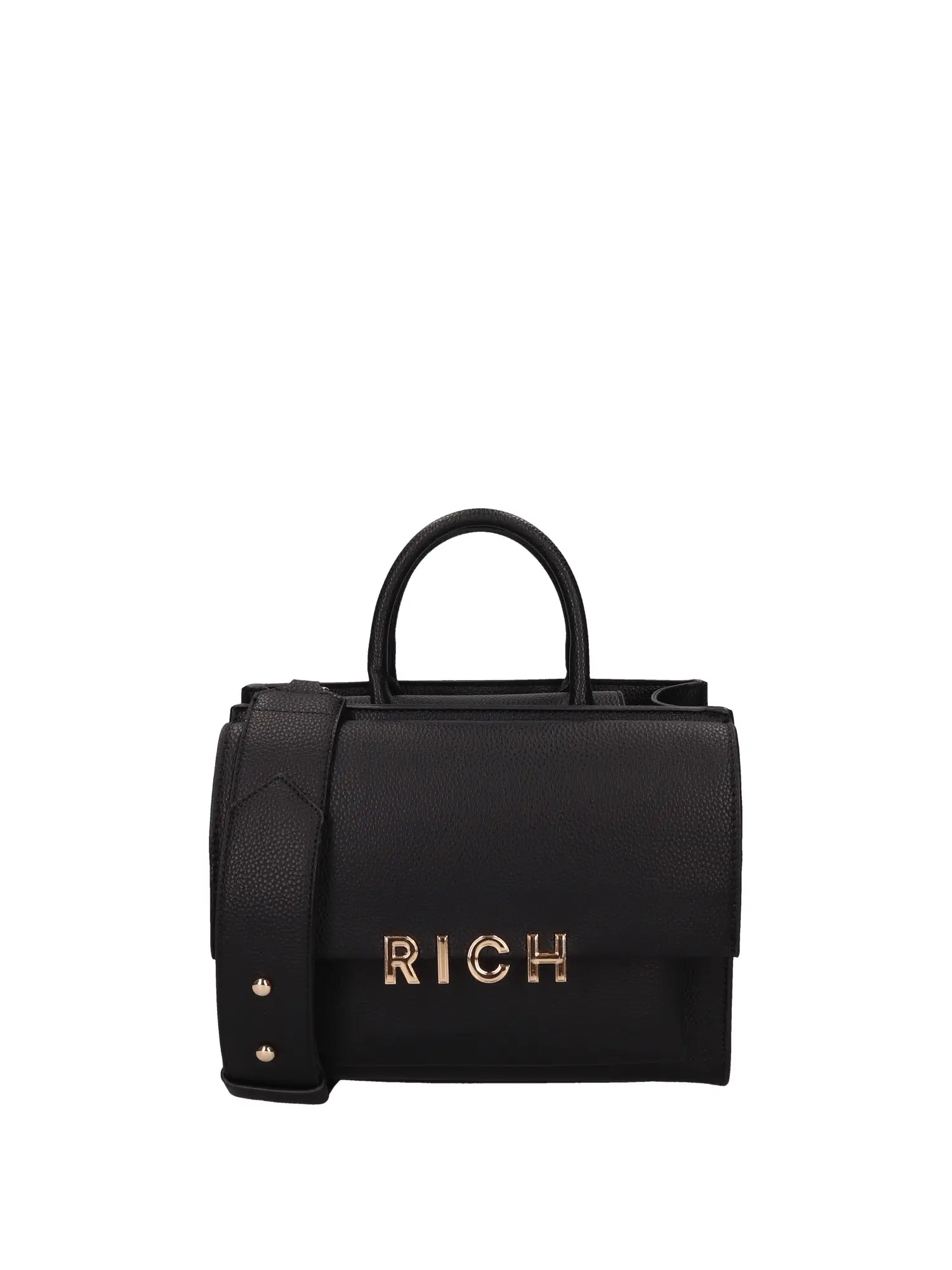 TOTE DONNA - JOHN RICHMOND - RWA24079BO - NERO/ORO, UNICA