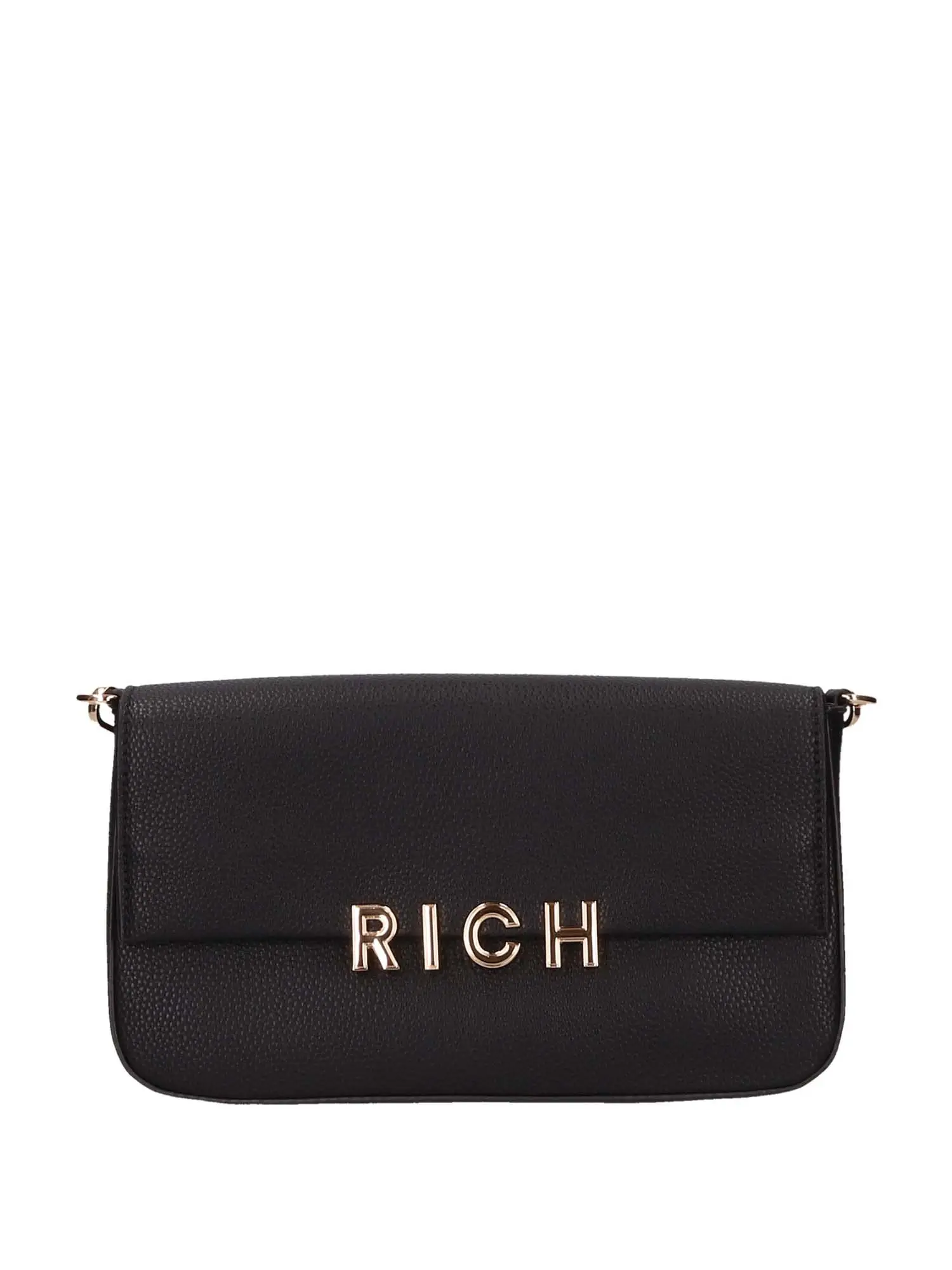 BORSA A SPALLA DONNA - JOHN RICHMOND - RWA24084BO - NERO/ORO, UNICA