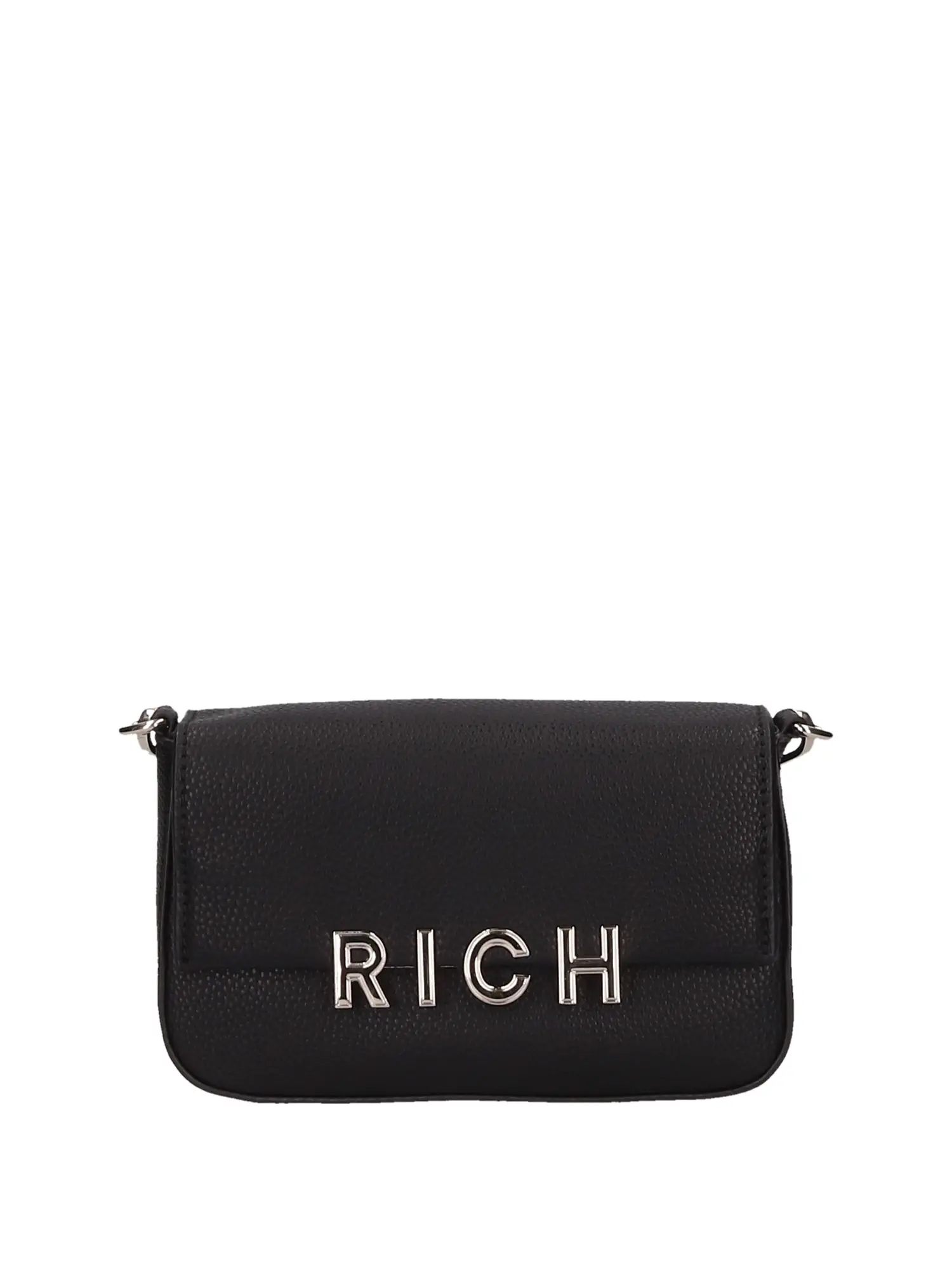 BORSA A SPALLA DONNA - JOHN RICHMOND - RWA24085BO - NERO/ARGENTO, UNICA