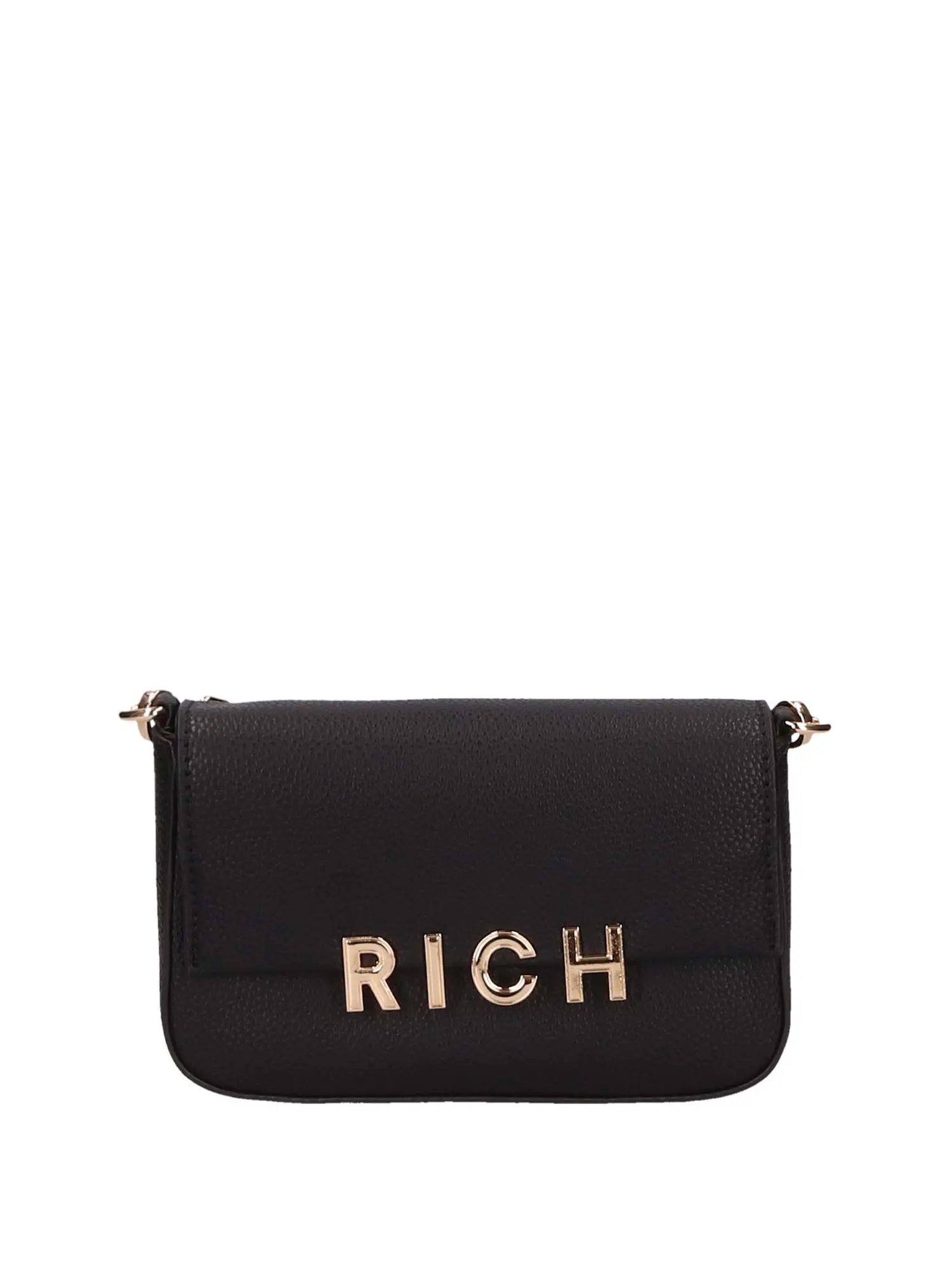 BORSA A SPALLA DONNA - JOHN RICHMOND - RWA24085BO - NERO/ORO, UNICA