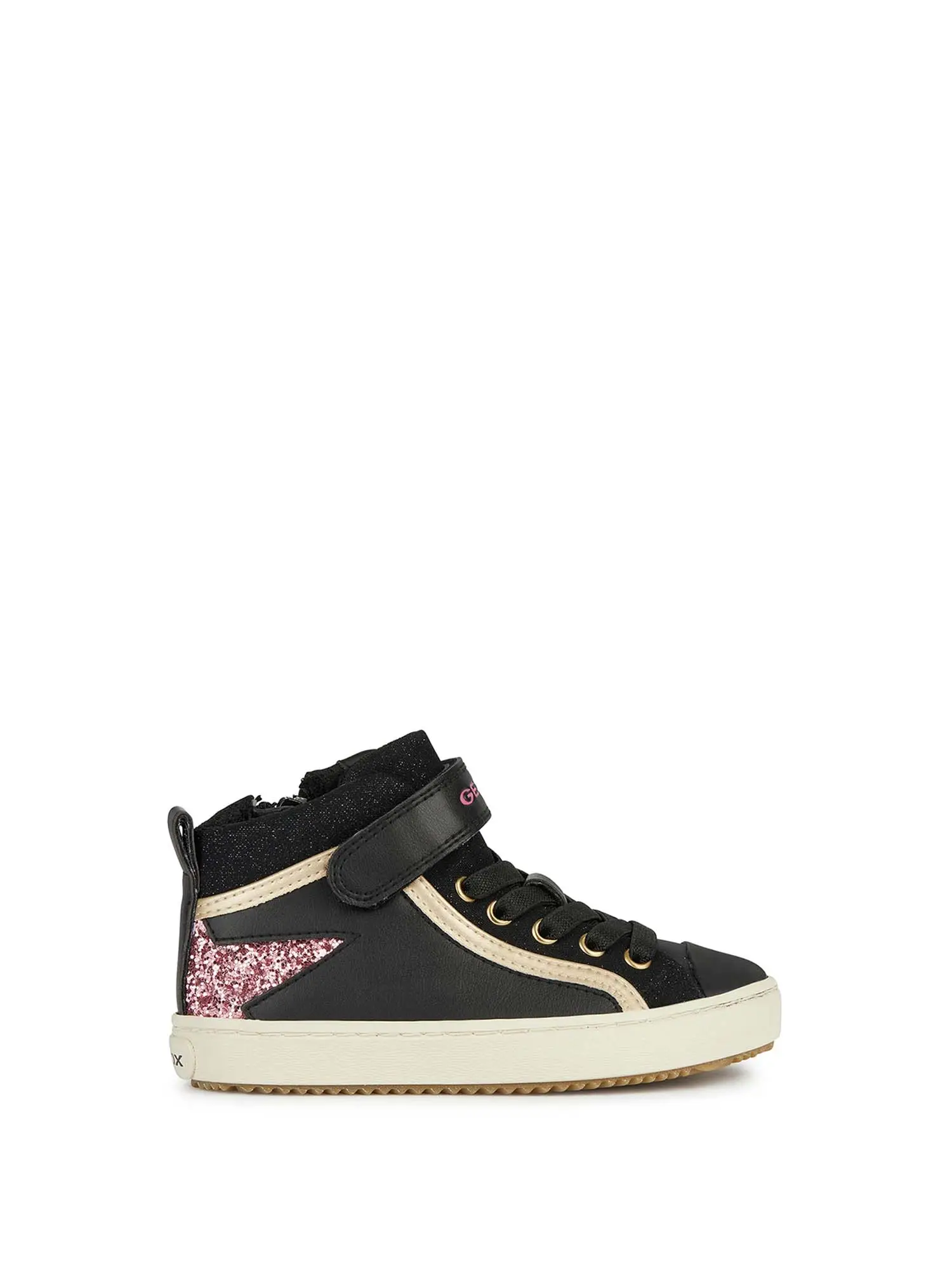 SNEAKERS RAGAZZA - GEOX - J944GM 054GN - NERO/ROSA, 30