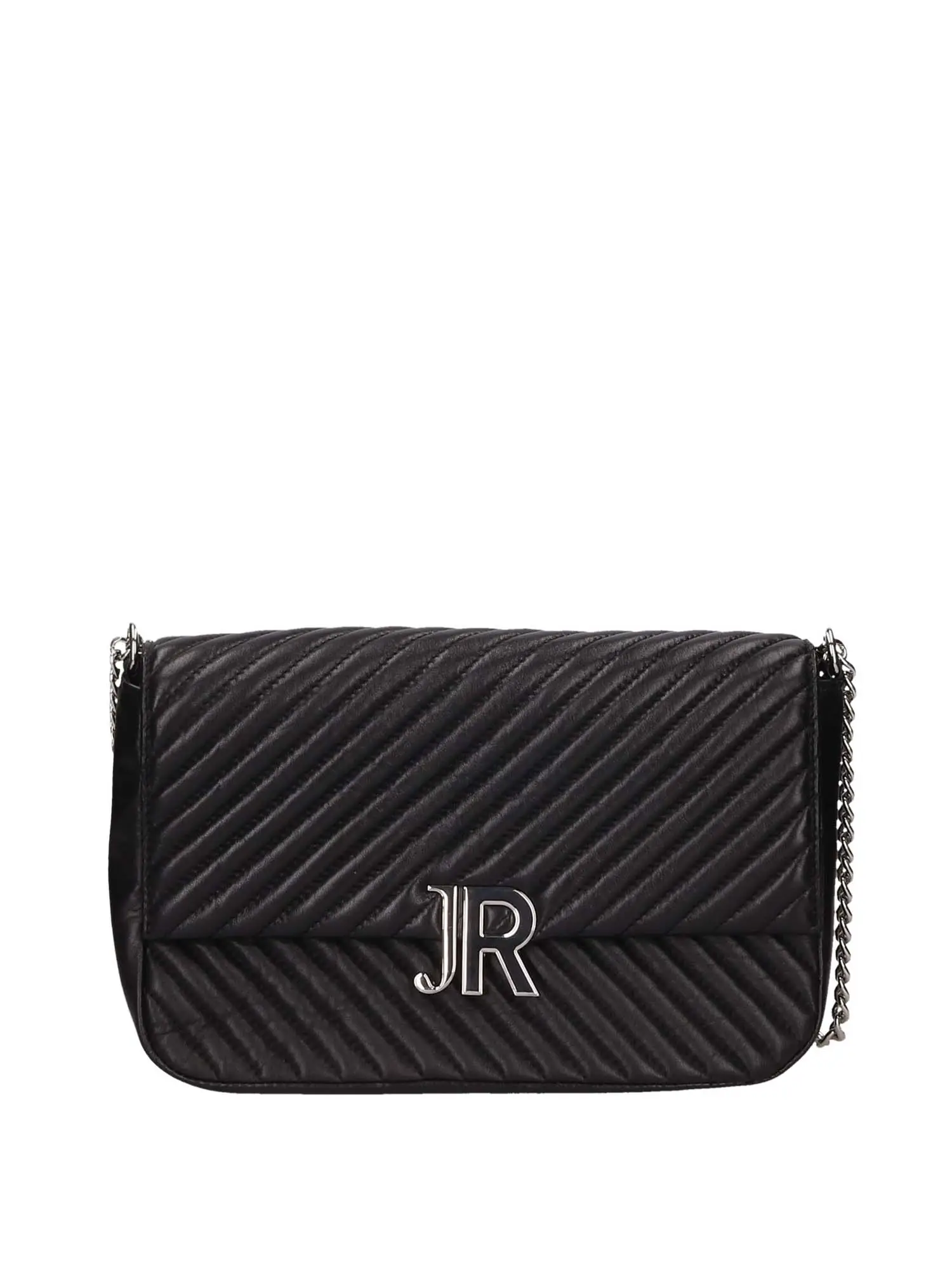 BORSA A SPALLA DONNA - JOHN RICHMOND - RWA24061BO - NERO/ARGENTO, UNICA