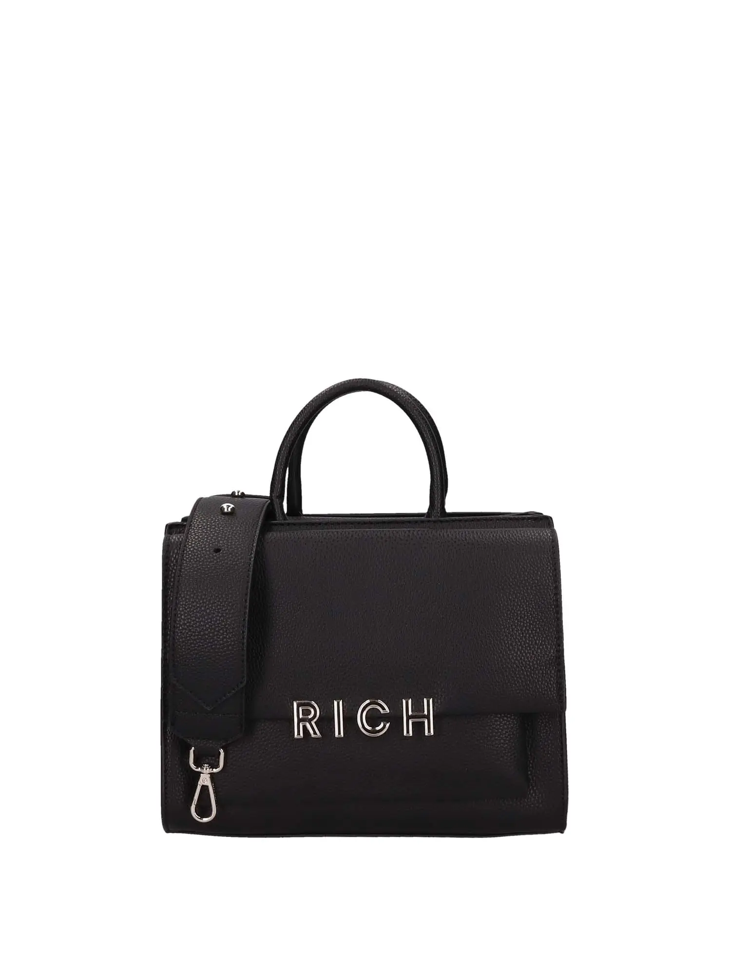 TOTE DONNA - JOHN RICHMOND - RWA24079BO - NERO/ARGENTO, UNICA