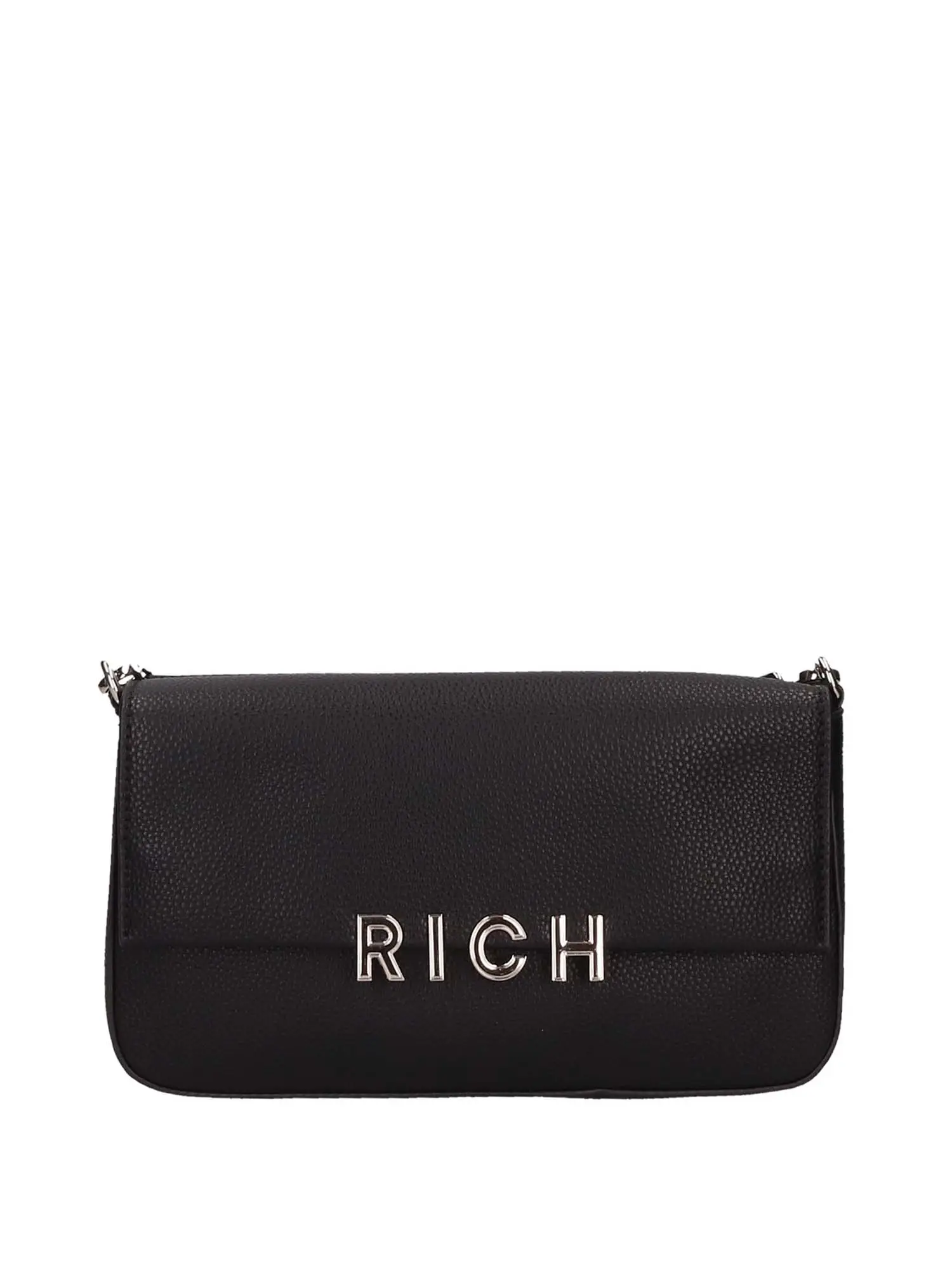 BORSA A SPALLA DONNA - JOHN RICHMOND - RWA24084BO - NERO/ARGENTO, UNICA