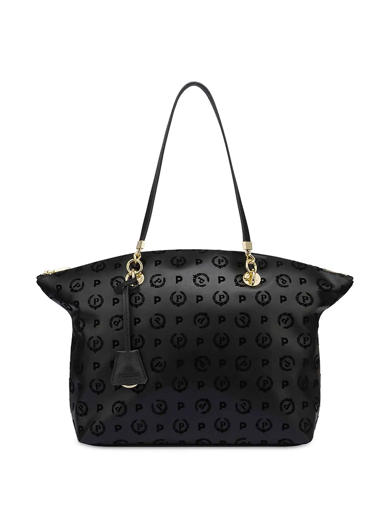 BORSA A SPALLA DONNA - POLLINI - TE8408PP02Q29 - NERO/NERO, UNICA