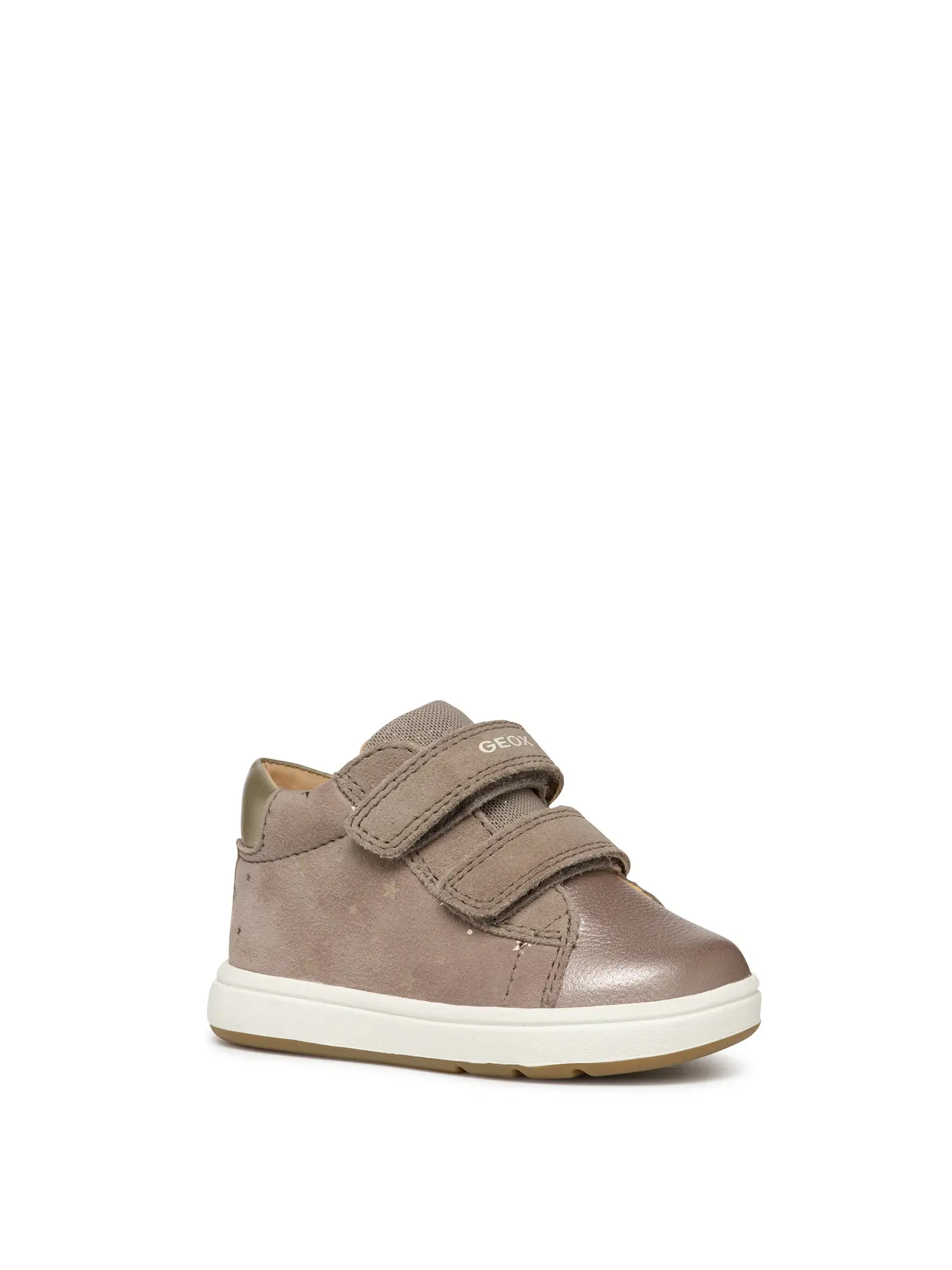 SNEAKERS BAMBINA - GEOX - B044CC 007AK - BEIGE/PLATINO, 19