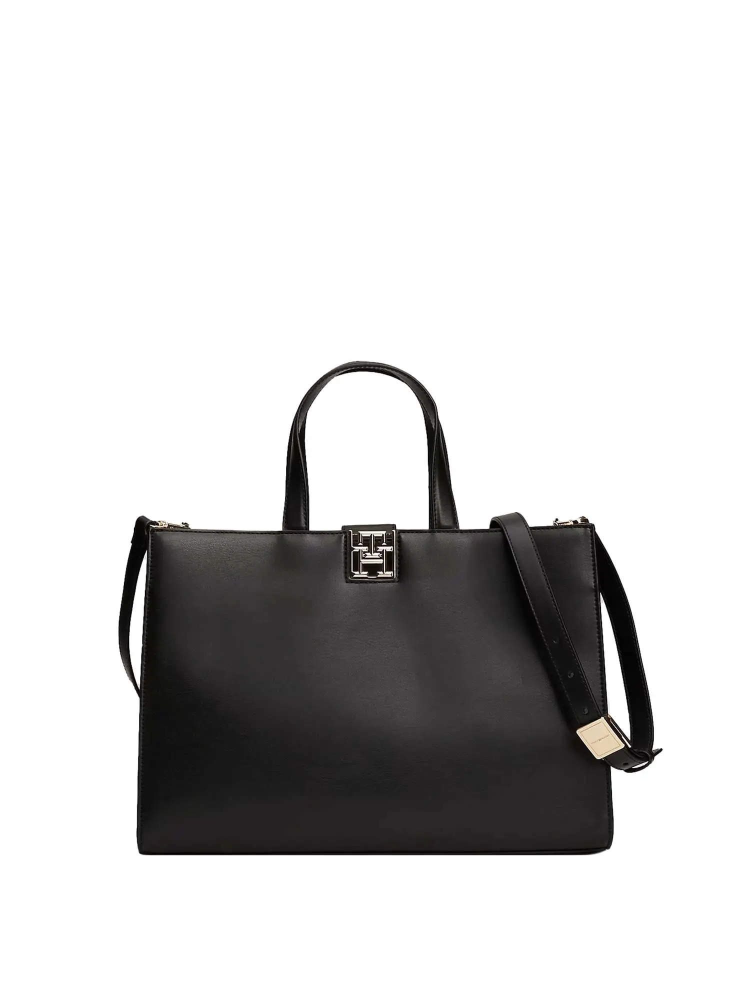 BORSA A MANO DONNA - TOMMY HILFIGER - AW0AW16296 - NERO, UNICA