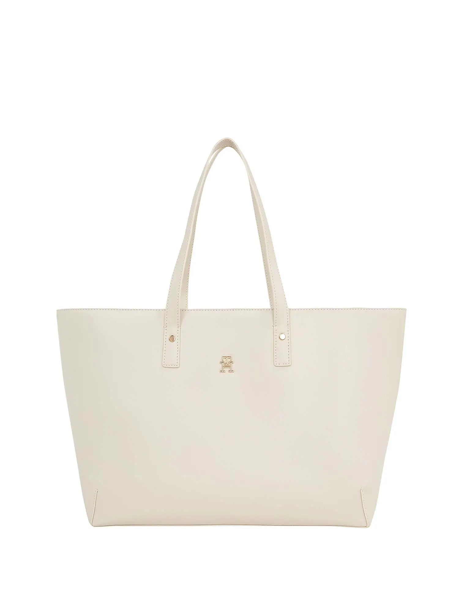 TOTE DONNA - TOMMY HILFIGER - AW0AW16302 - BEIGE, UNICA