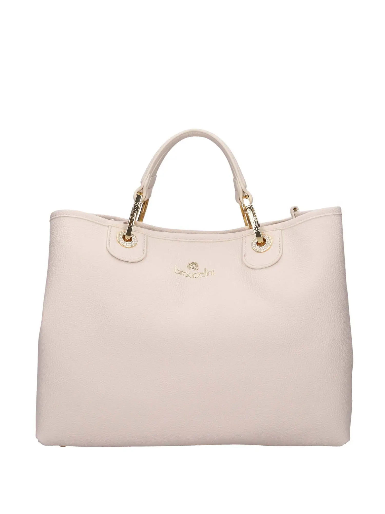 BORSA A MANO DONNA - BRACCIALINI - B17950-YY - BEIGE, UNICA