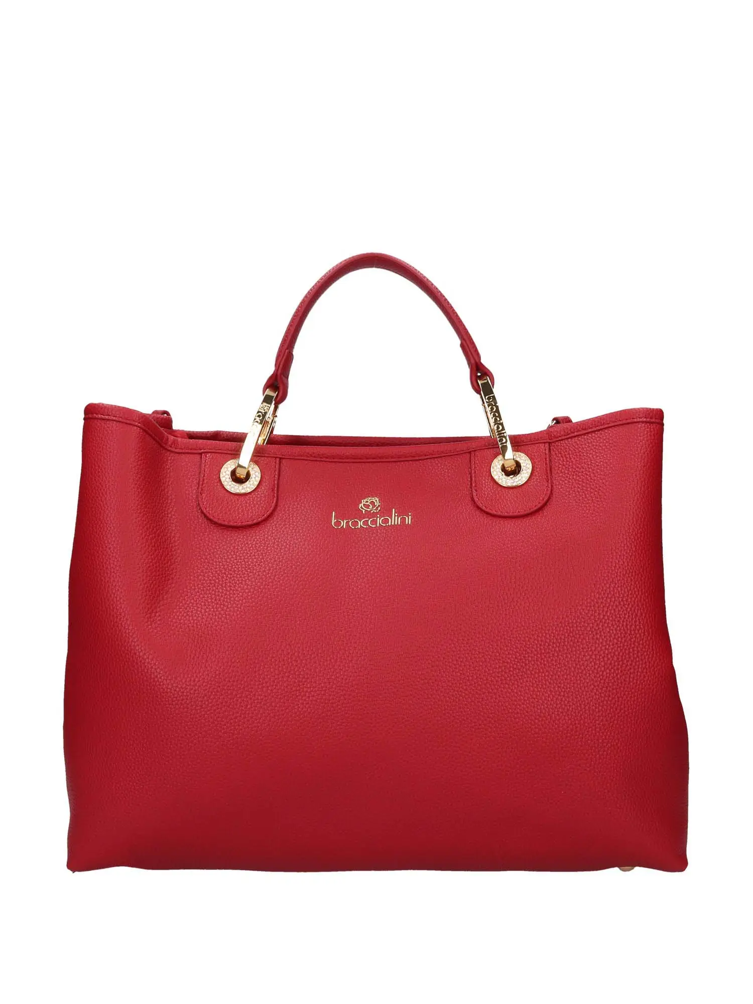 BORSA A MANO DONNA - BRACCIALINI - B17950-YY - ROSSO, UNICA