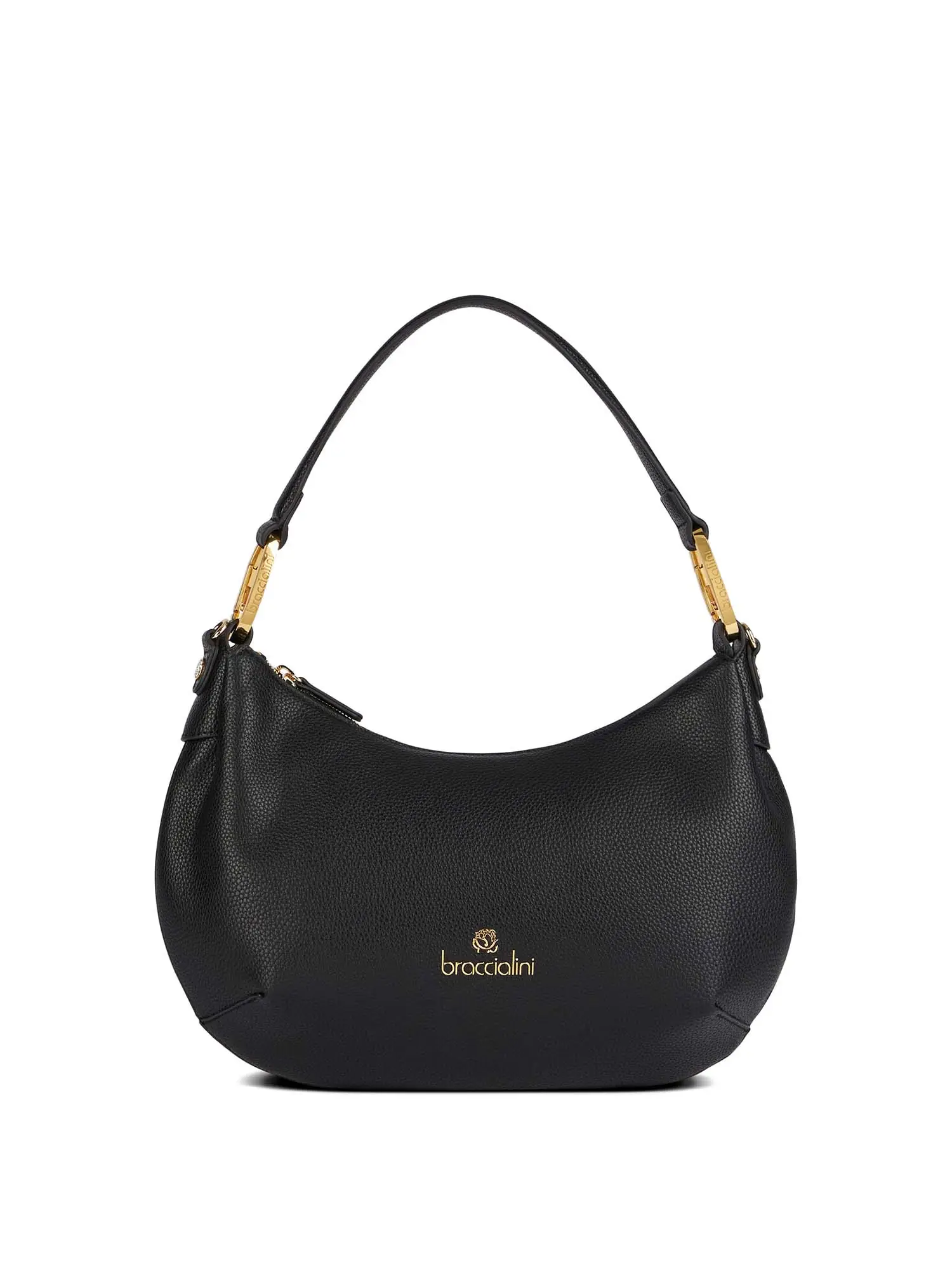 BORSA A SPALLA DONNA - BRACCIALINI - B17952-YY - NERO, UNICA