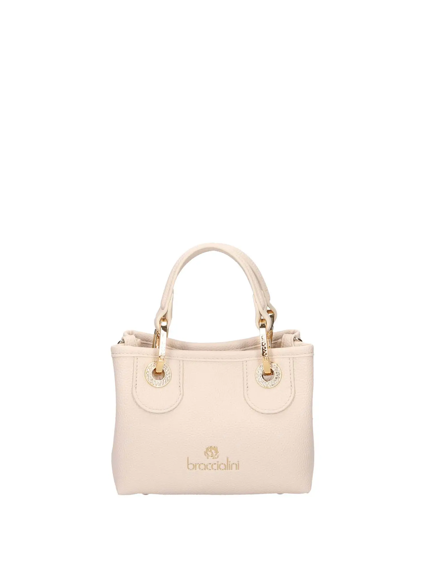 BORSA A MANO DONNA - BRACCIALINI - B17976-YY - BEIGE, UNICA