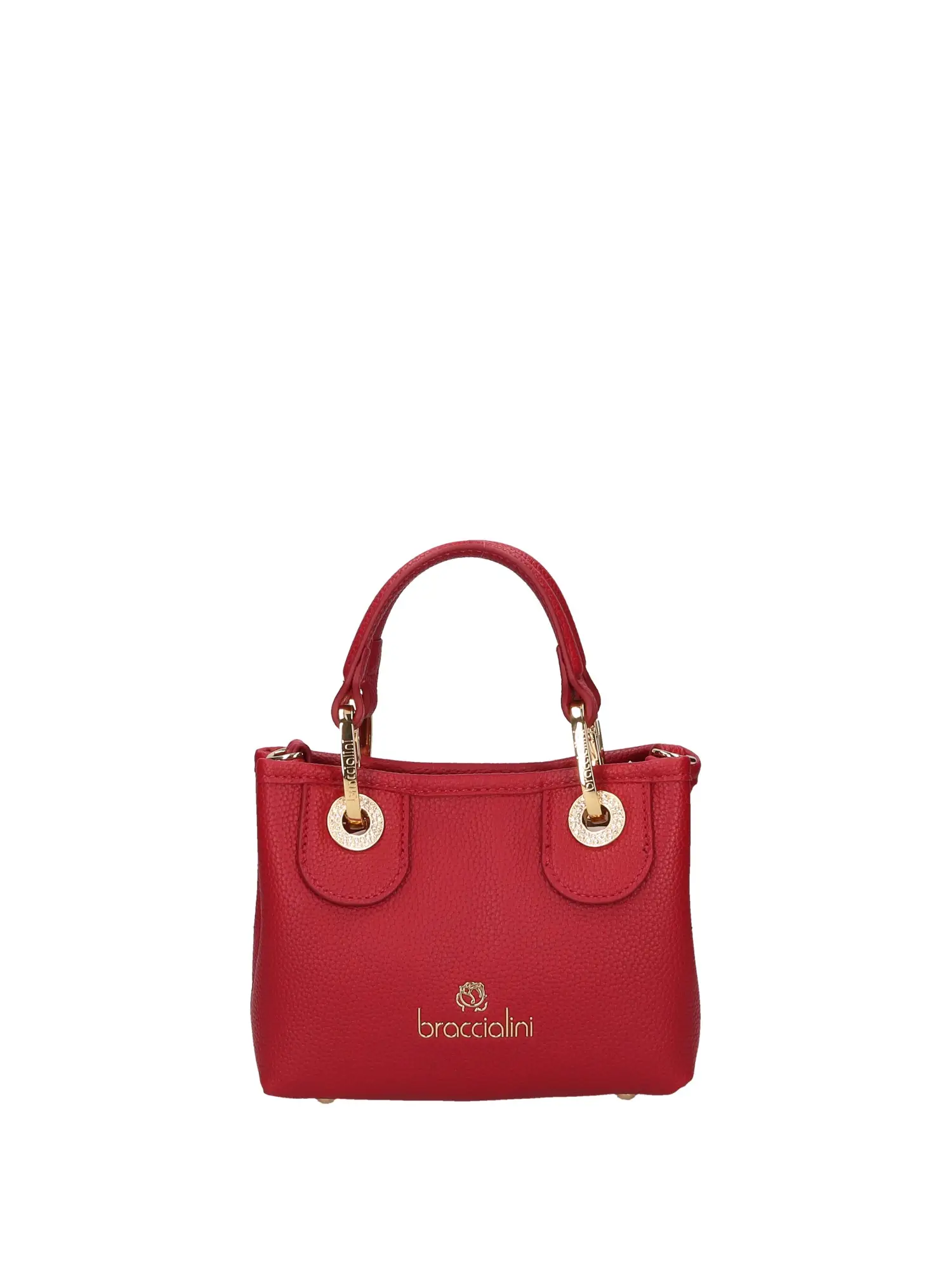 BORSA A MANO DONNA - BRACCIALINI - B17976-YY - ROSSO, UNICA