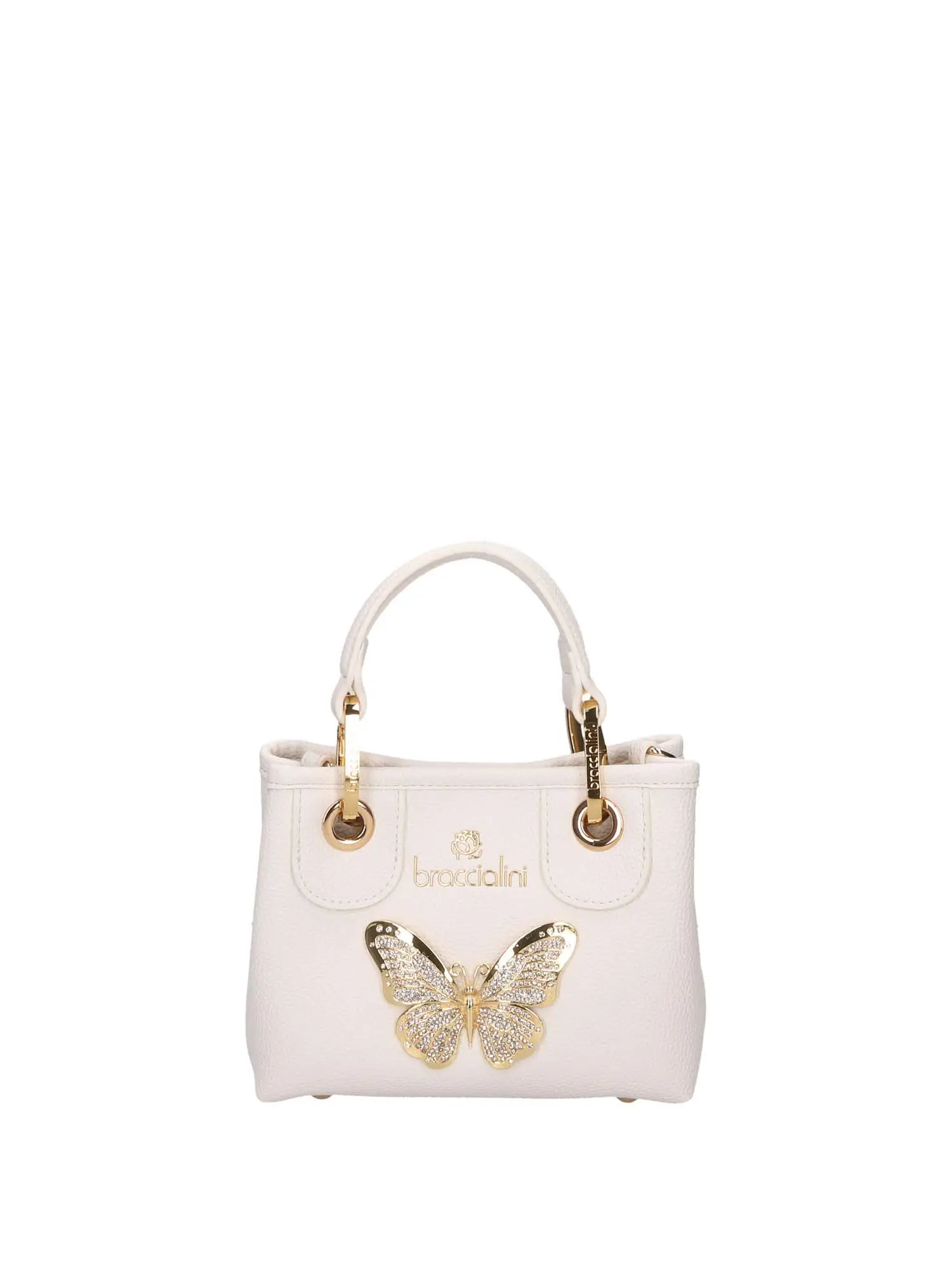 BORSA A MANO DONNA - BRACCIALINI - B17978-YY - BIANCO, UNICA