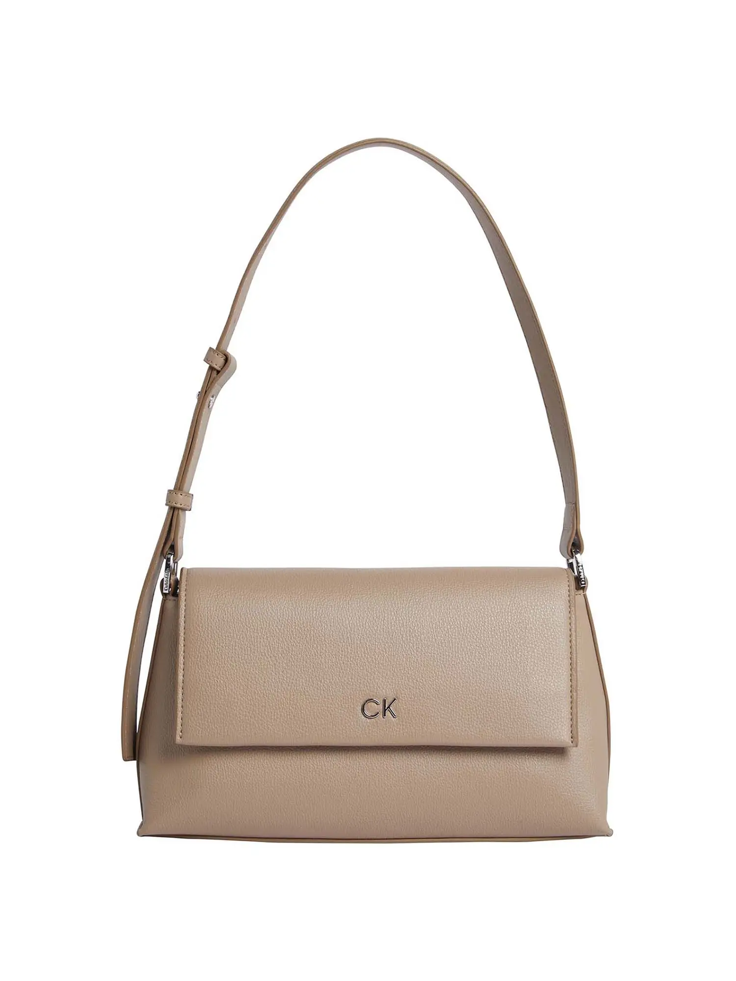 BORSA A SPALLA DONNA - CALVIN KLEIN - K60K612139 - BEIGE, UNICA