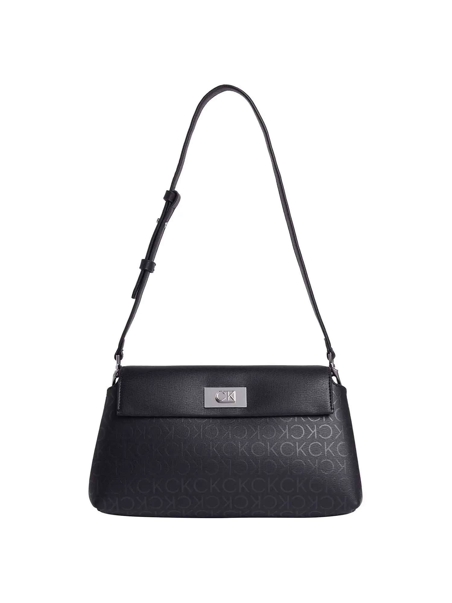 BORSA A SPALLA DONNA - CALVIN KLEIN - K60K612143 - NERO, UNICA