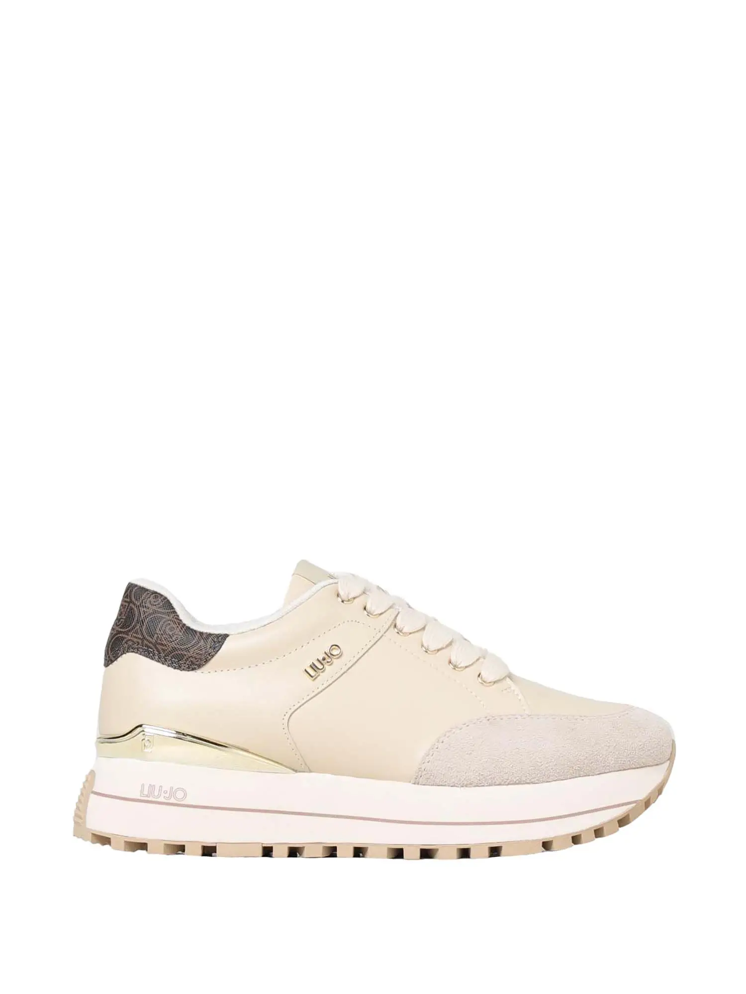 SNEAKERS DONNA - LIU-JO - BF4095PX545 - BEIGE, 35