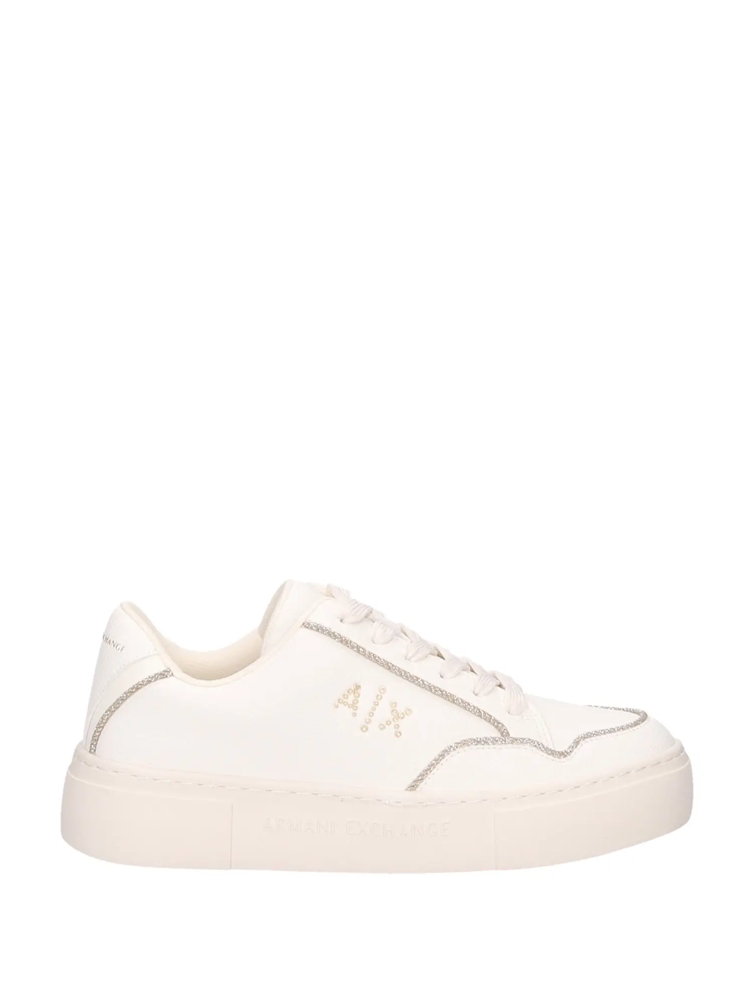 SNEAKERS DONNA - ARMANI EXCHANGE - XDX160 XV888 - BIANCO/ORO, 35