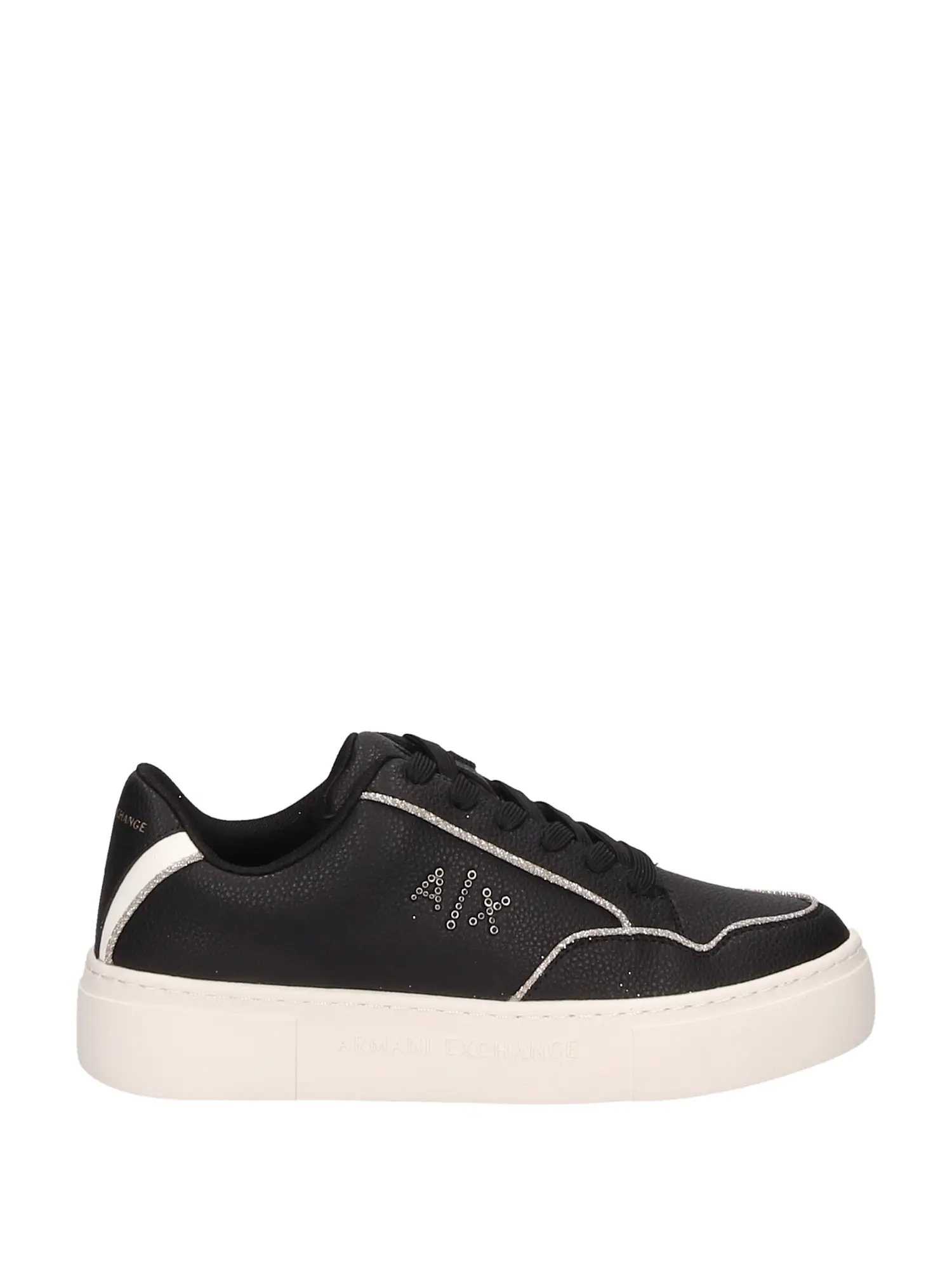 SNEAKERS DONNA - ARMANI EXCHANGE - XDX160 XV888 - NERO/ORO, 37