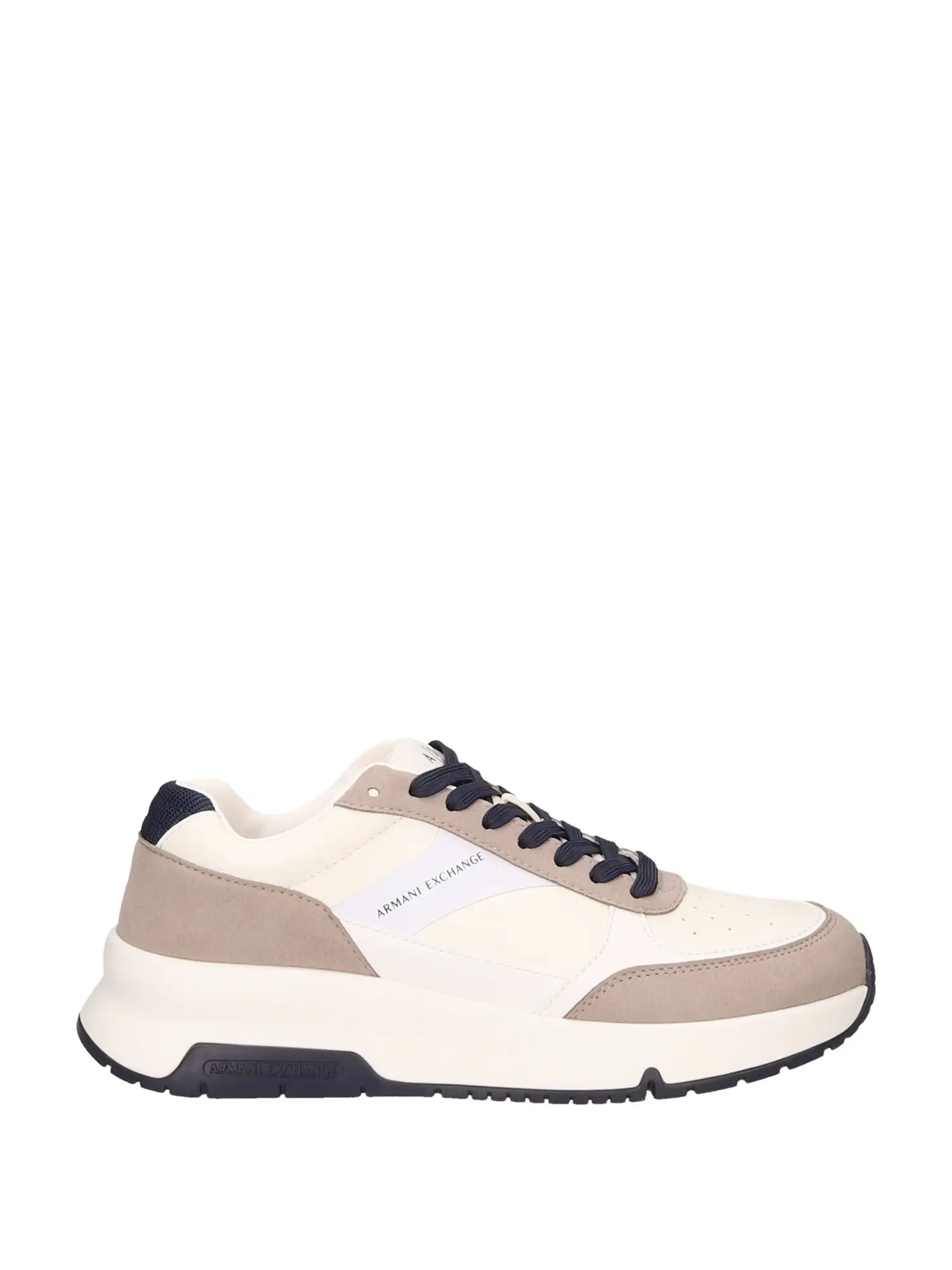 SNEAKERS UOMO - ARMANI EXCHANGE - XUX225 XV862 - BIANCO/BEIGE, 43