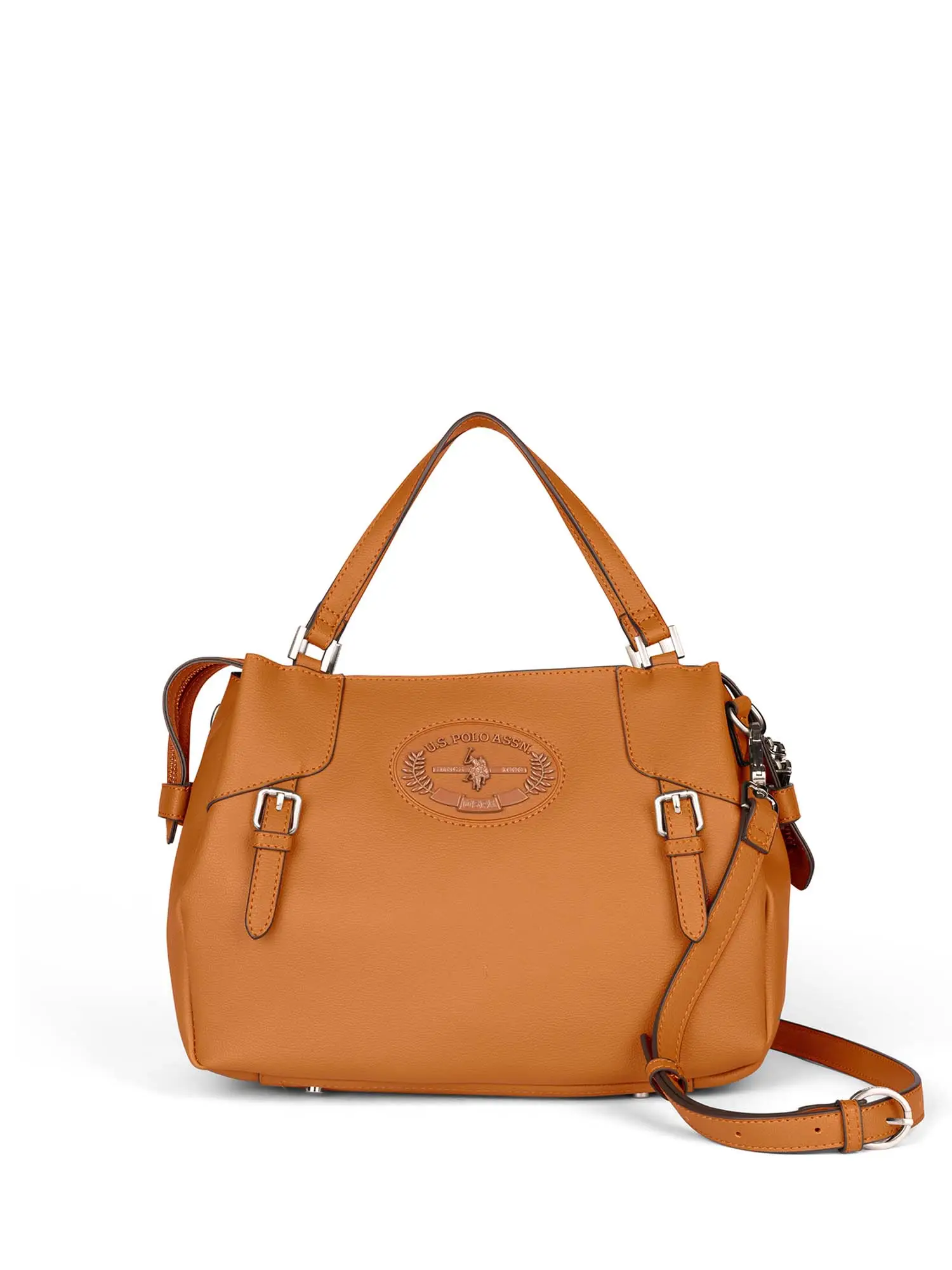 BORSA A MANO DONNA - US POLO ASSN. - BIURQ8429WVW - TAN, UNICA