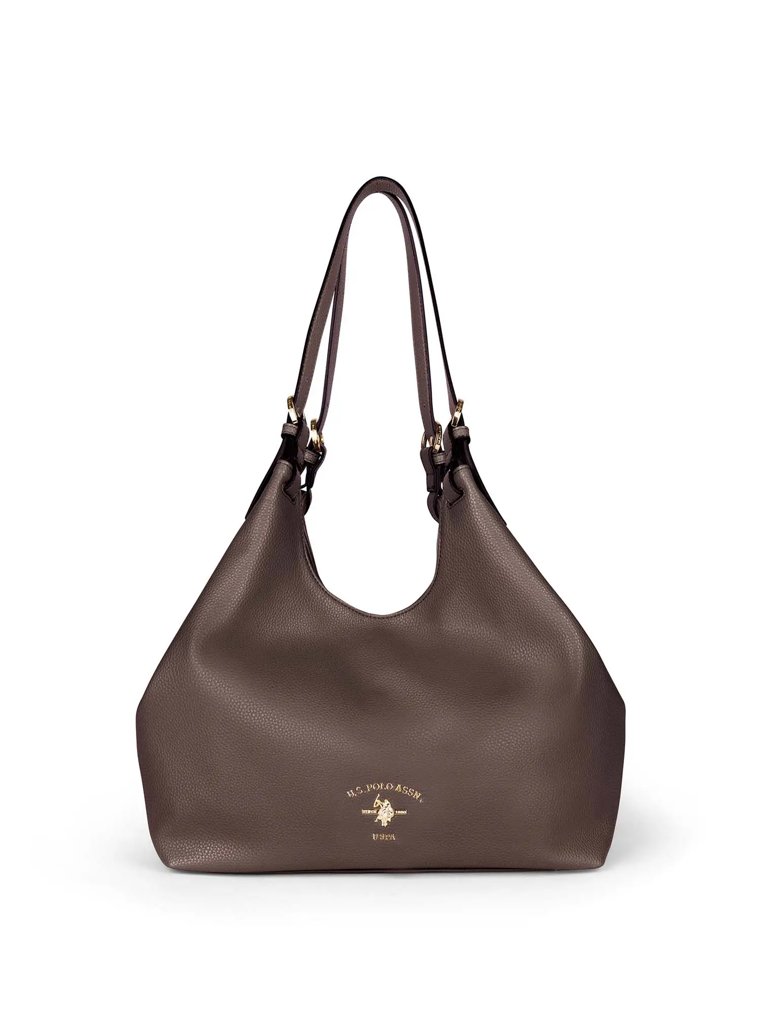 BORSA A SPALLA DONNA - US POLO ASSN. - BIUSS8372WVP - MARRONE, UNICA