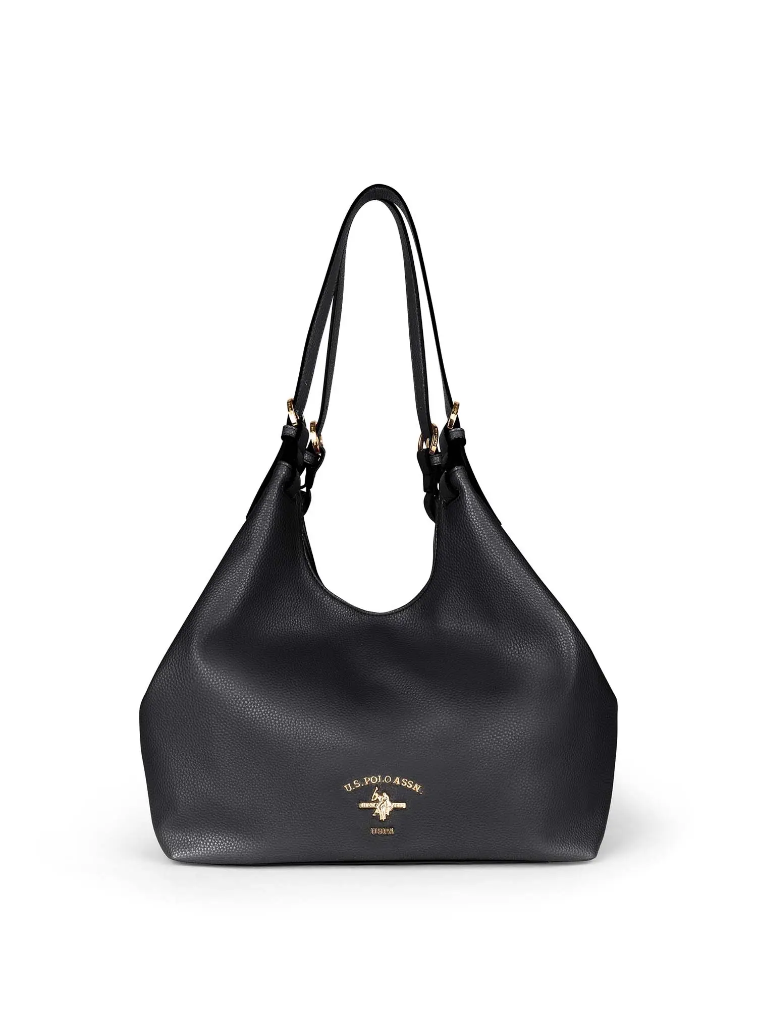 BORSA A SPALLA DONNA - US POLO ASSN. - BIUSS8372WVP - NERO, UNICA