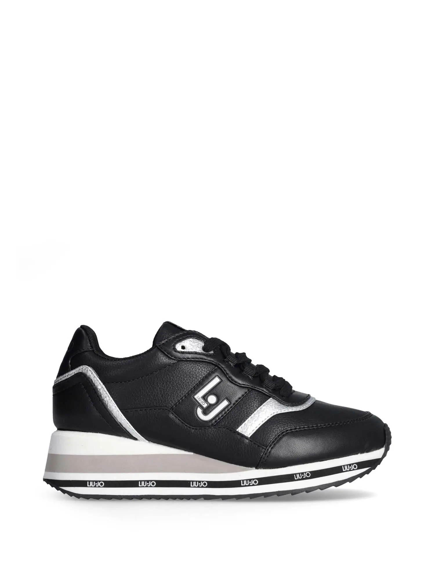 SNEAKERS DONNA - LIU-JO - 4F4727EX269 - NERO/ARGENTO, 36