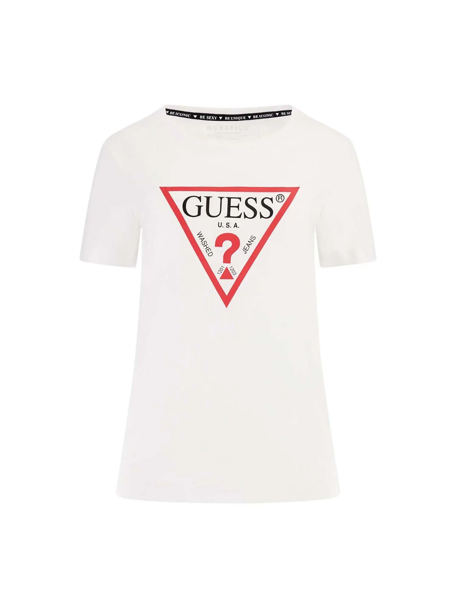 T-SHIRT DONNA - GUESS JEANS - W1YI1B I3Z14 - BIANCO, XS