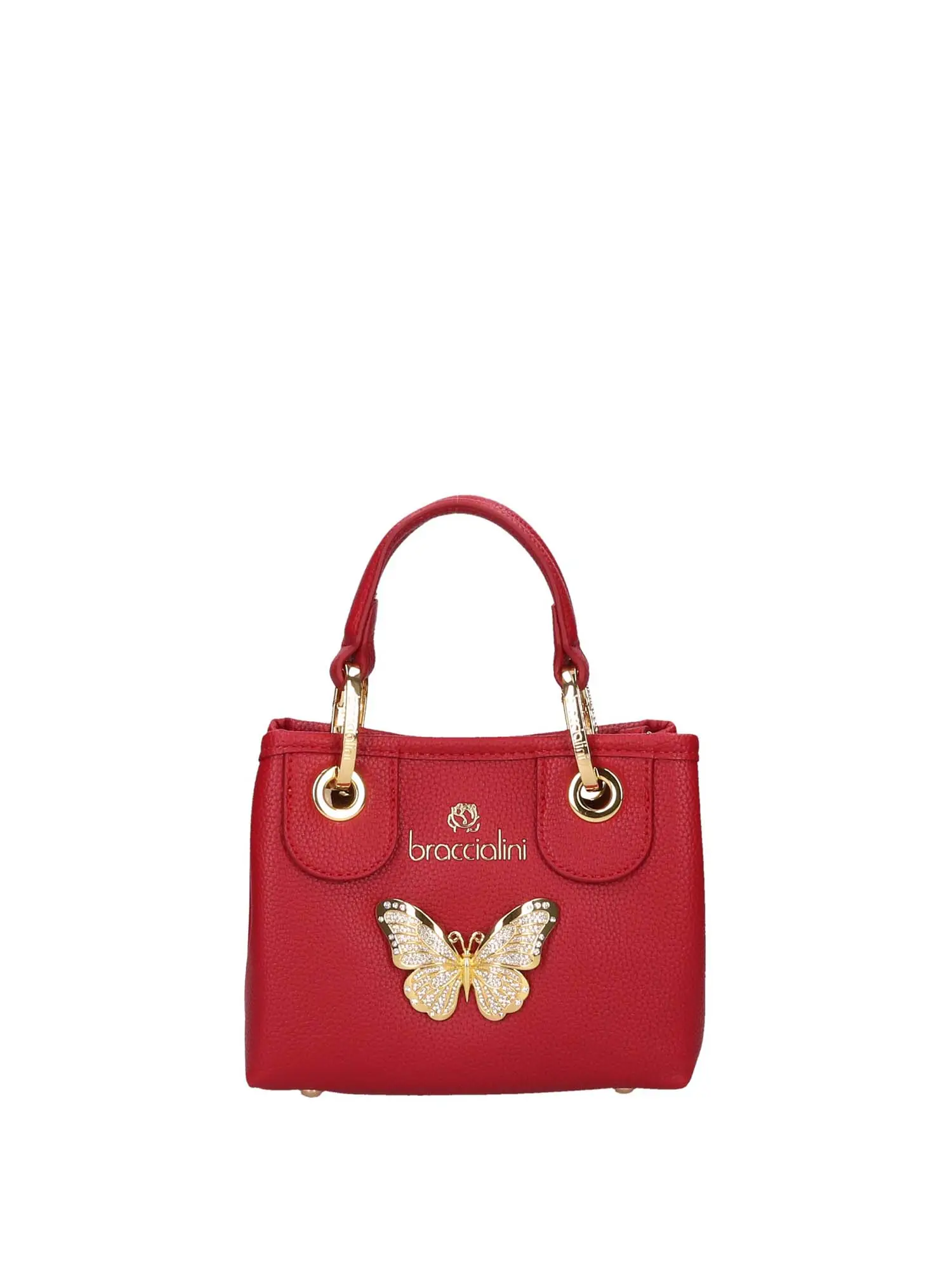 BORSA A MANO DONNA - BRACCIALINI - B17978-YY - ROSSO, UNICA