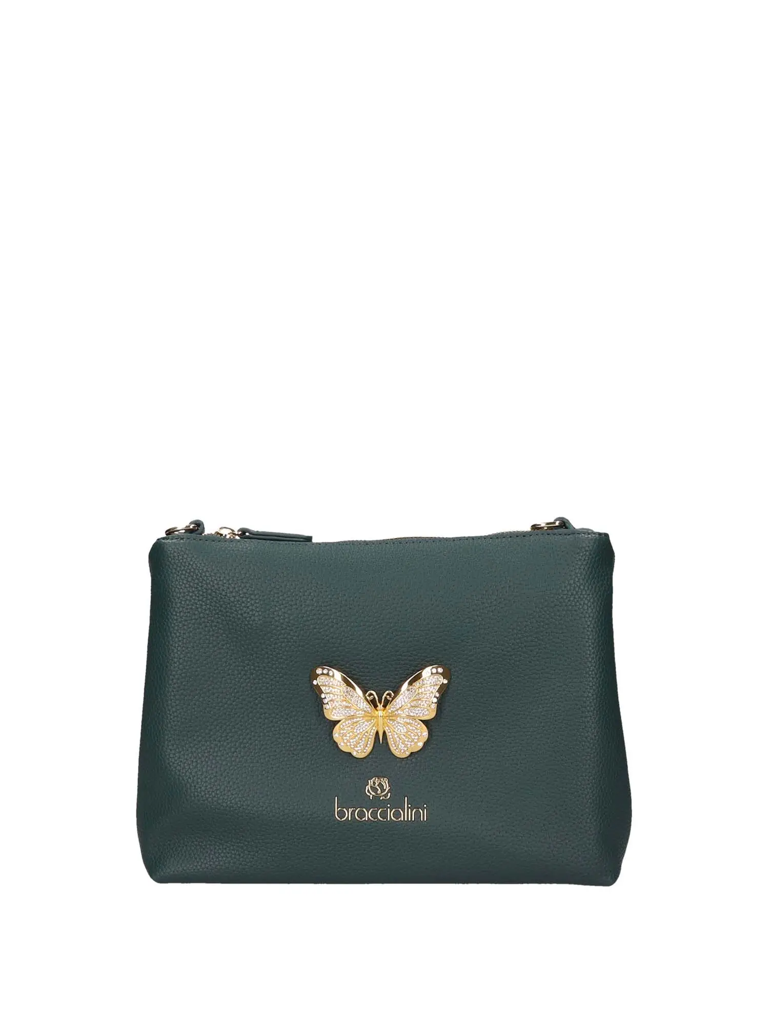 BORSA A MANO DONNA - BRACCIALINI - B17979-YY - VERDE, UNICA