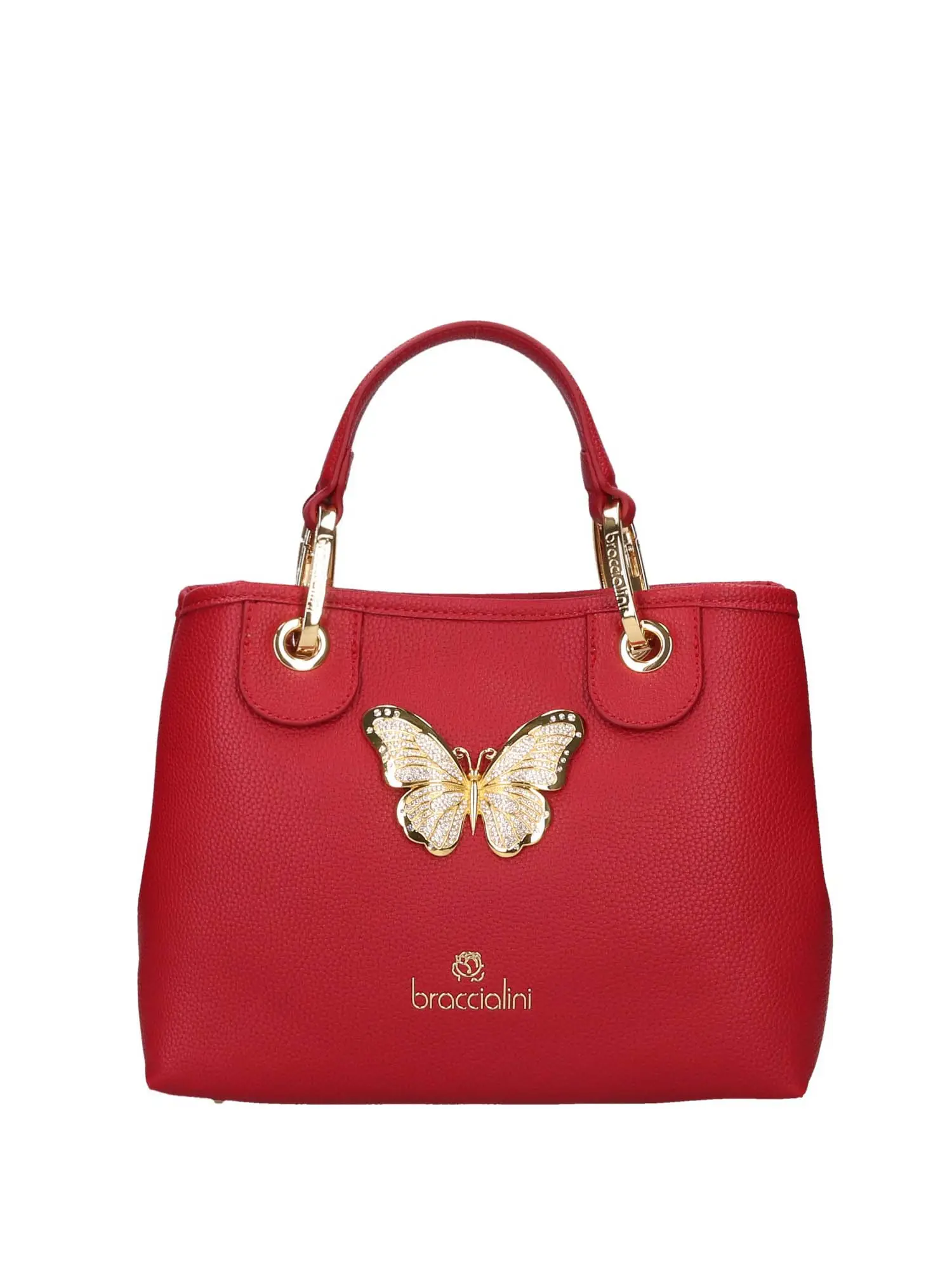 BORSA A MANO DONNA - BRACCIALINI - B17916-YY - ROSSO, UNICA