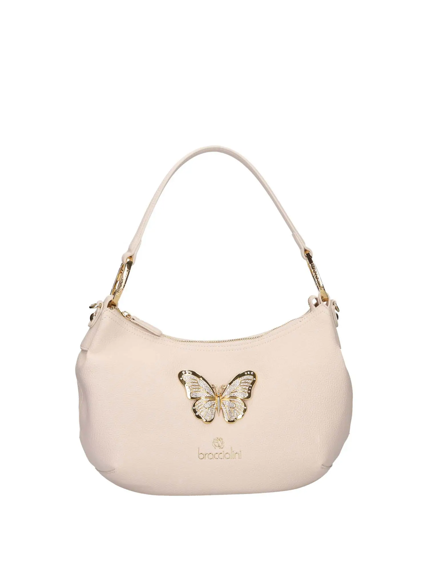 BORSA A MANO DONNA - BRACCIALINI - B17917-YY - BEIGE, UNICA