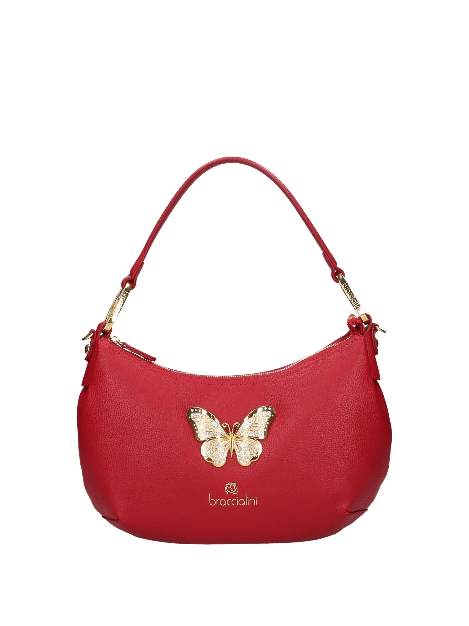 BORSA A MANO DONNA - BRACCIALINI - B17917-YY - ROSSO, UNICA